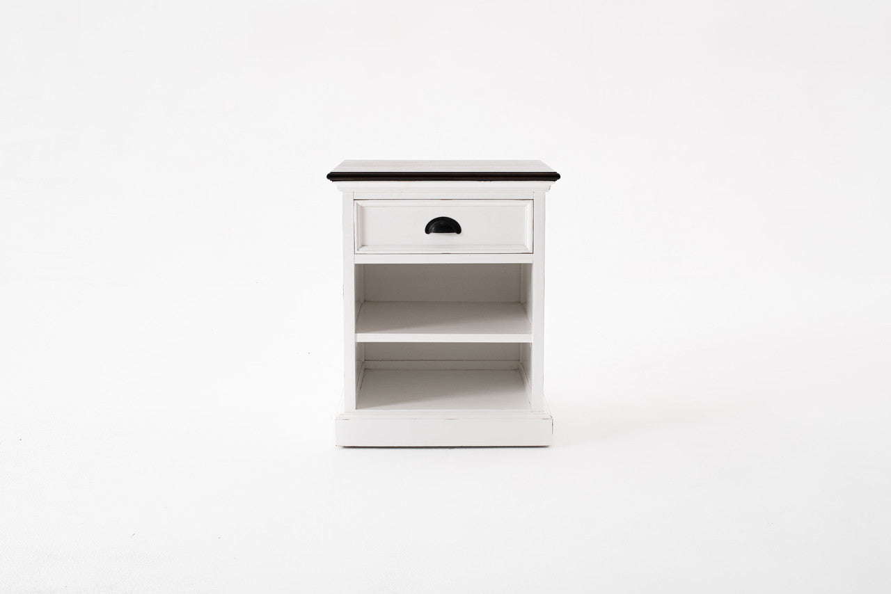 Modern Farmhouse Bedside Table with Shelves 20"