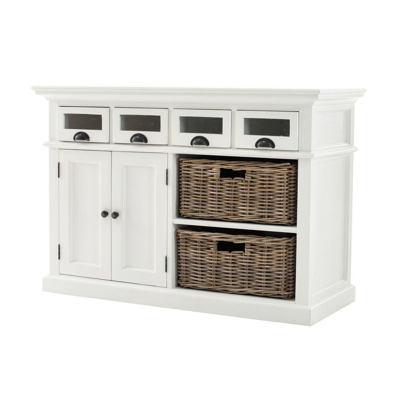 French Coastal Kitchen Buffet 49"