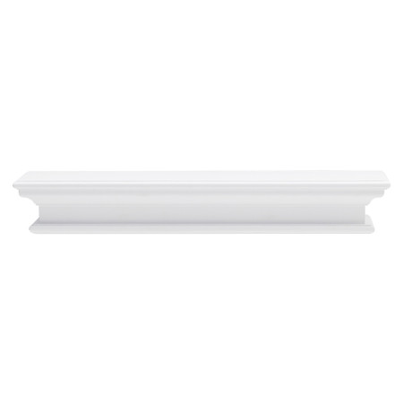 French Coastal Floating Wall Shelf, Long 32"