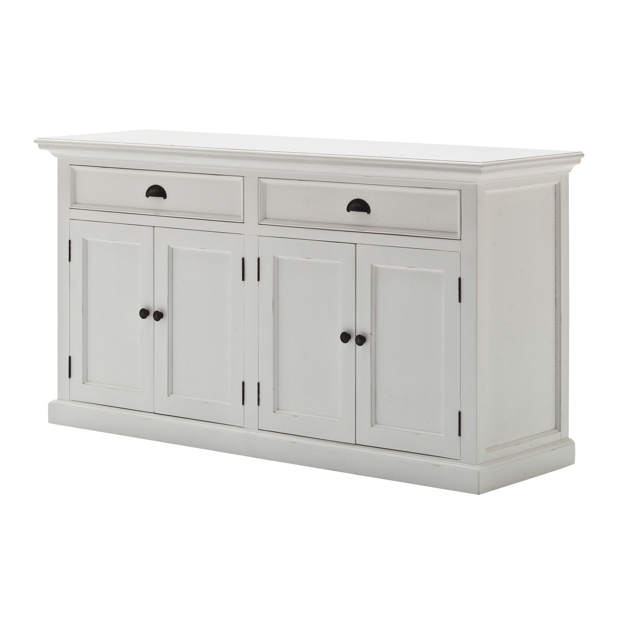 French Coastal Hutch Bookcase Unit 63"