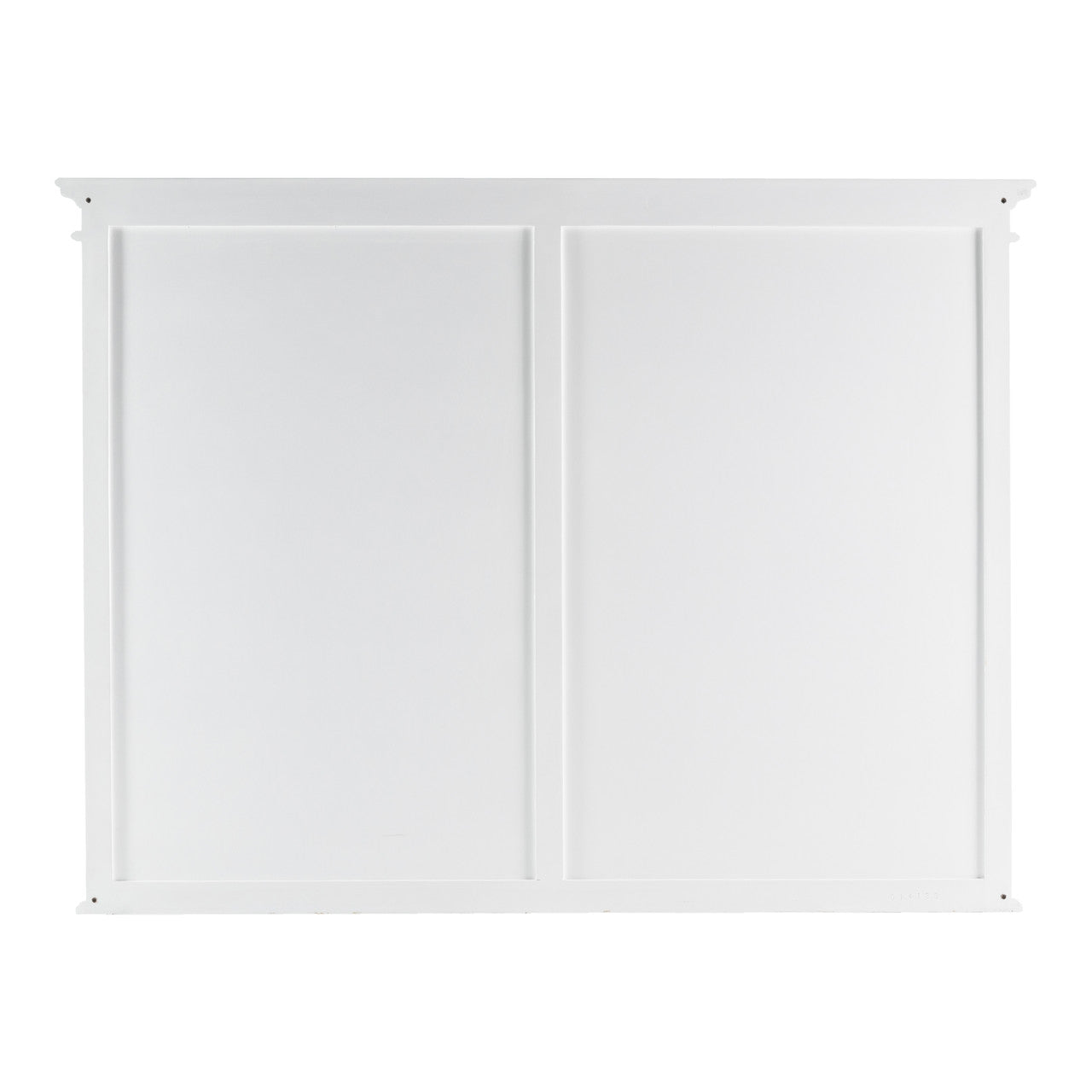 French Coastal Hutch Bookcase 5 Doors 3 Drawers 71"