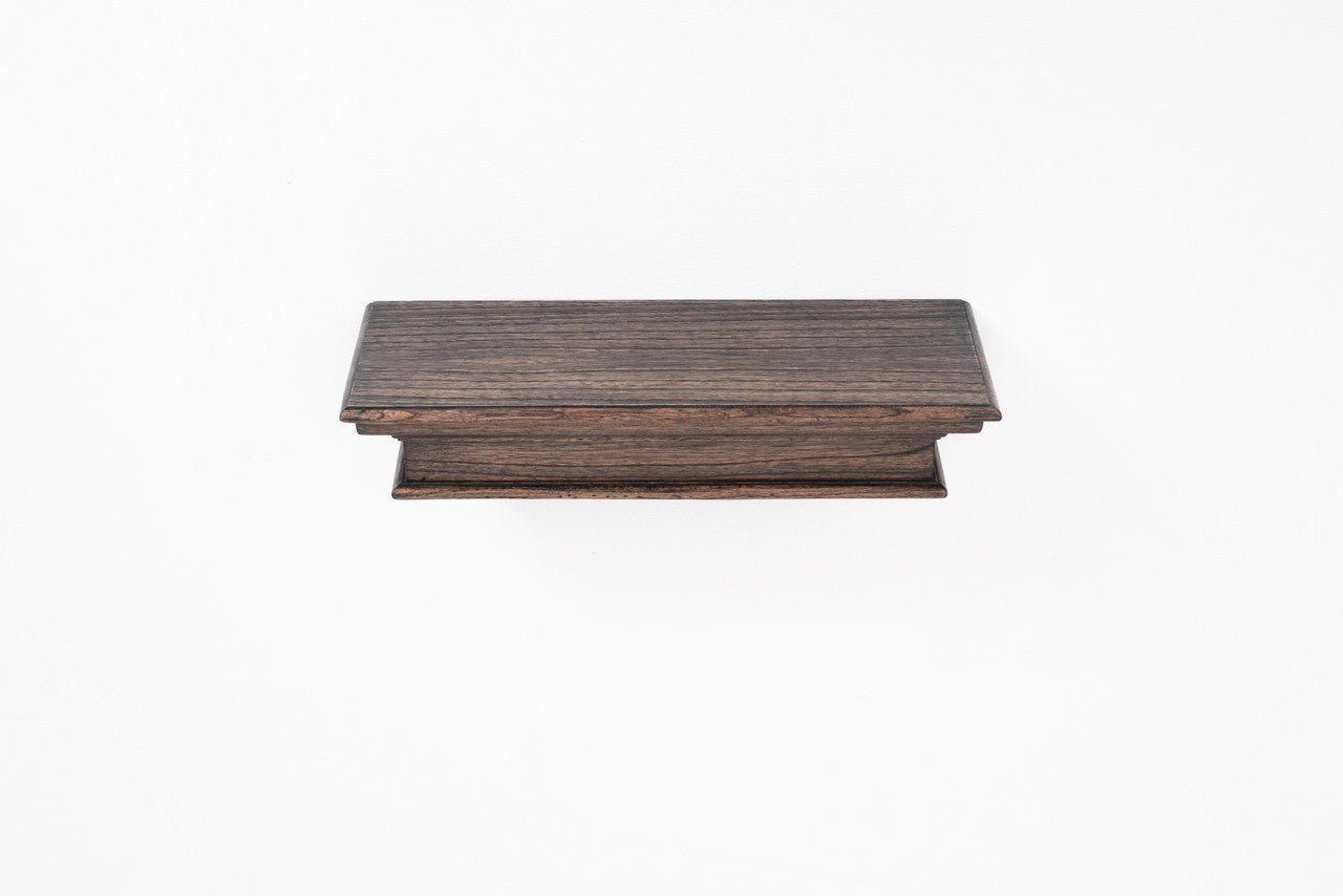 French Rustic Floating Wall Shelf, Medium 24"