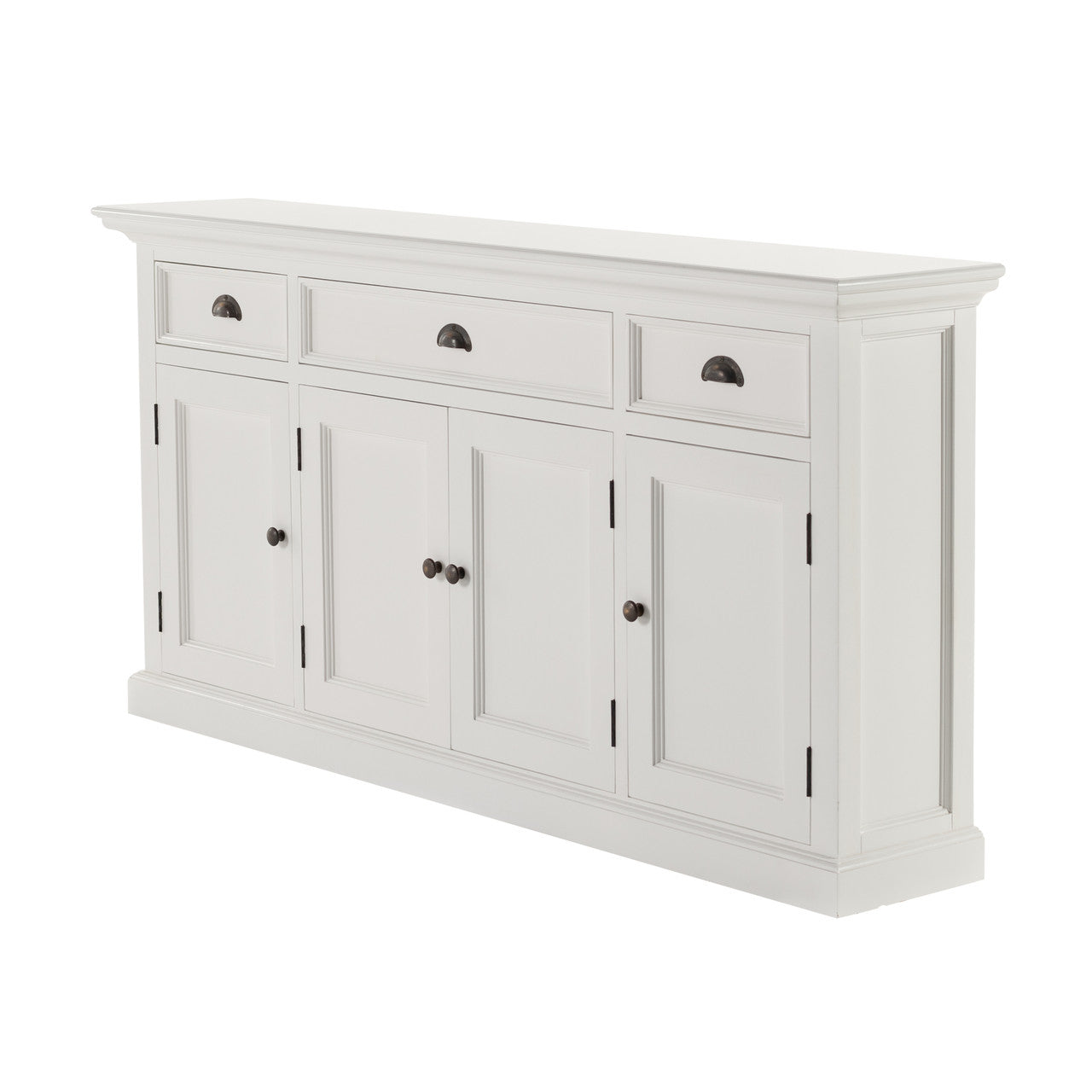 French Coastal Buffet Console Table 65"
