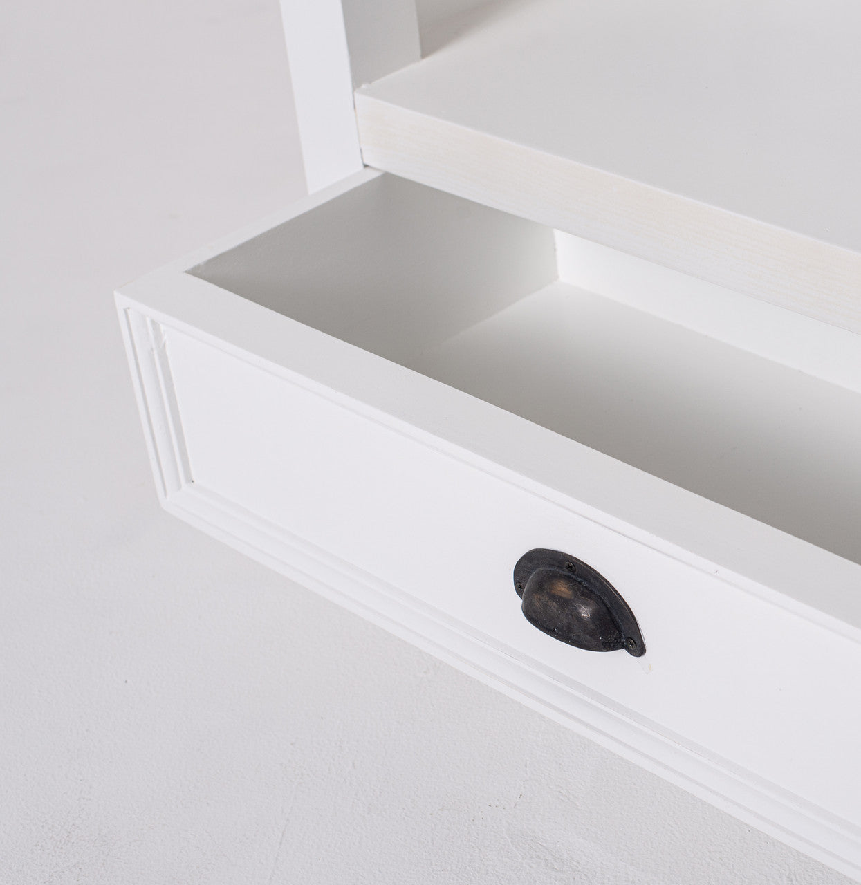 French Coastal Bookcase with 1 Drawer 32"