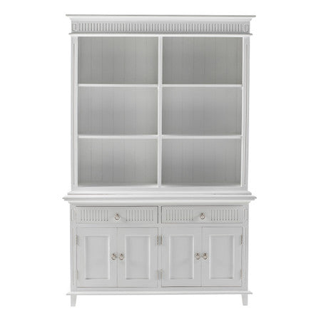 Scandi Coastal Hutch Unit with 6 Shelves 57"
