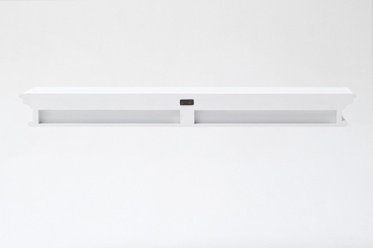 French Coastal Floating Wall Shelf, Extra Long 47"