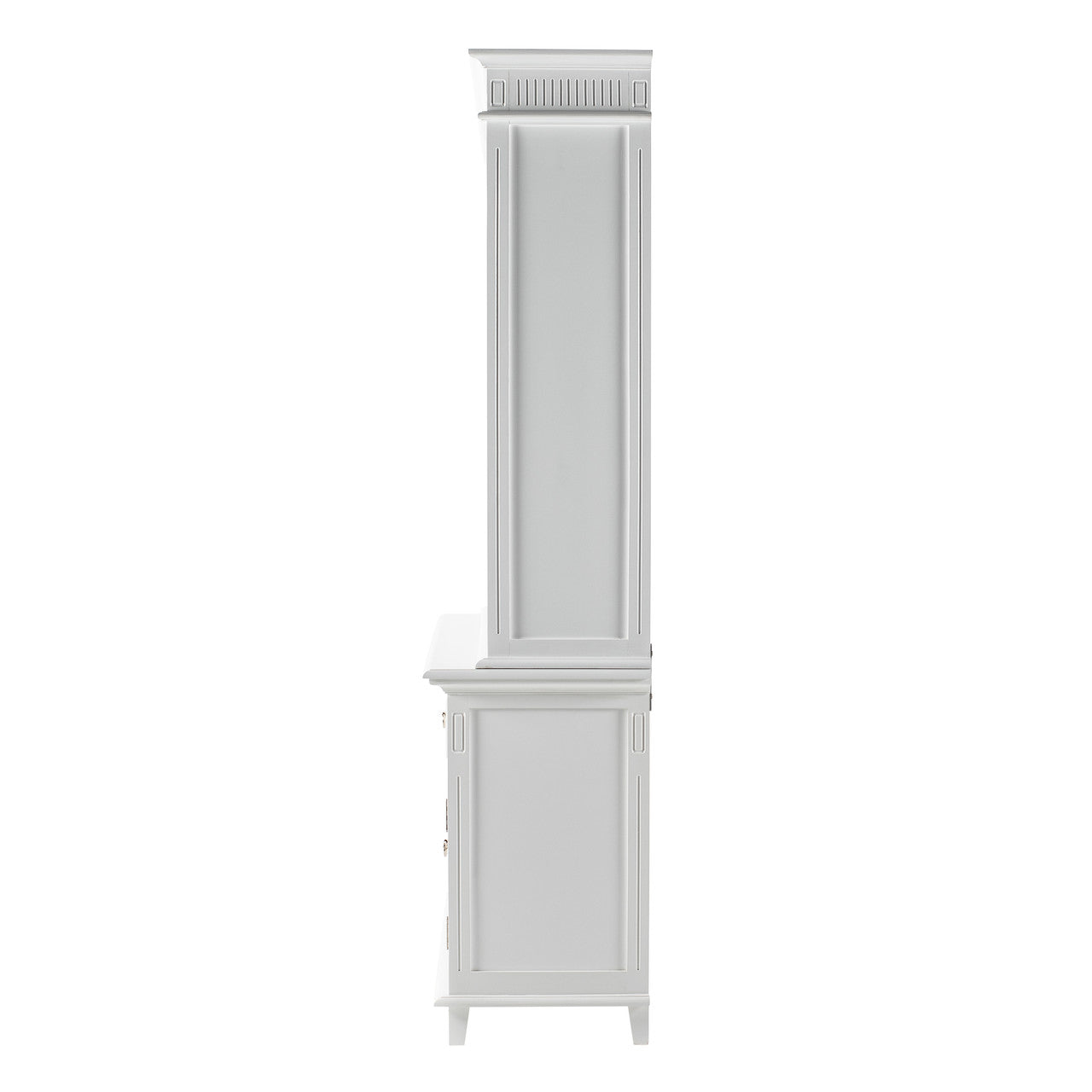 Scandi Coastal Hutch Unit with 6 Shelves 57"