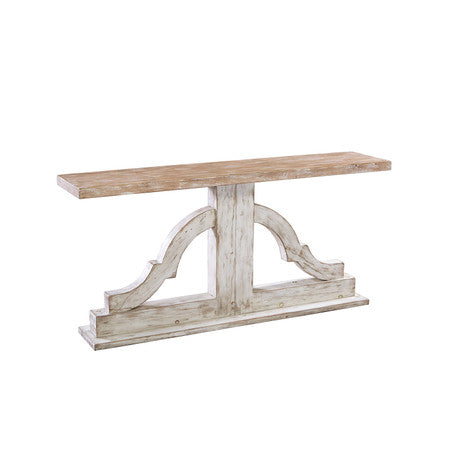 Washed Bracket Console - 71.5'