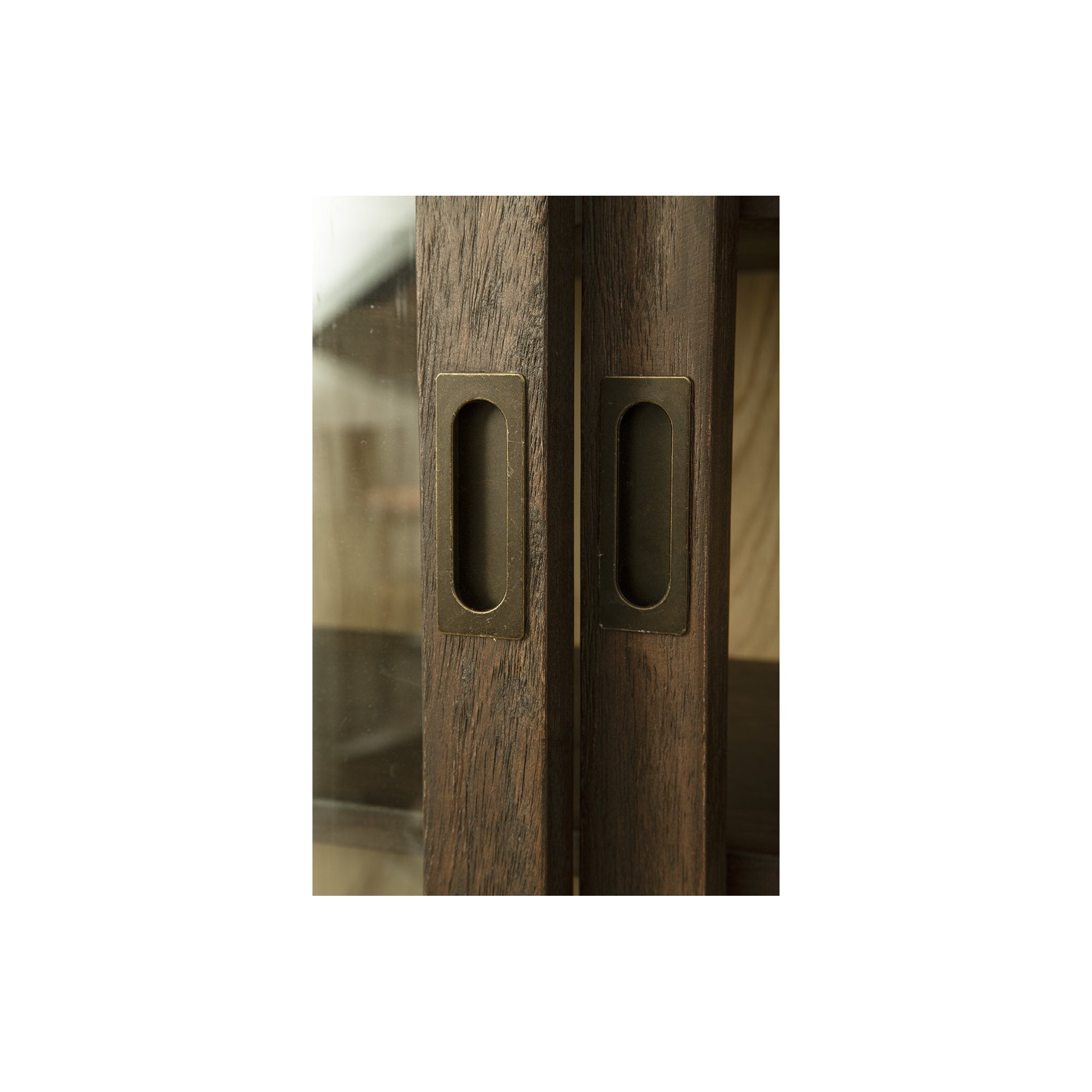 Brown Balmoral Display Cabinet - 75' detail view by Furniture Classics at ZIN Home