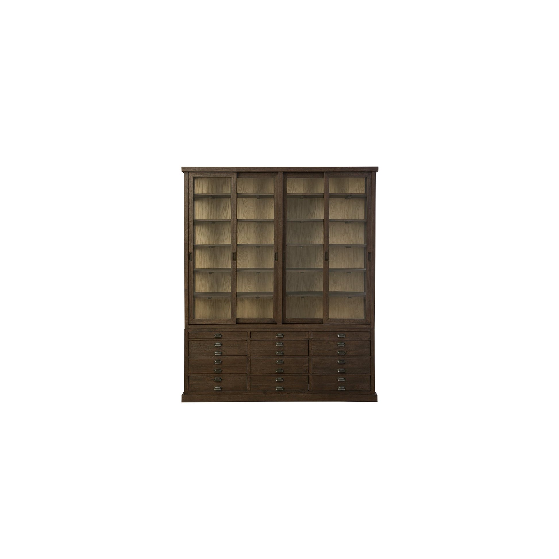 Brown Balmoral Display Cabinet - 75' detail view by Furniture Classics at ZIN Home