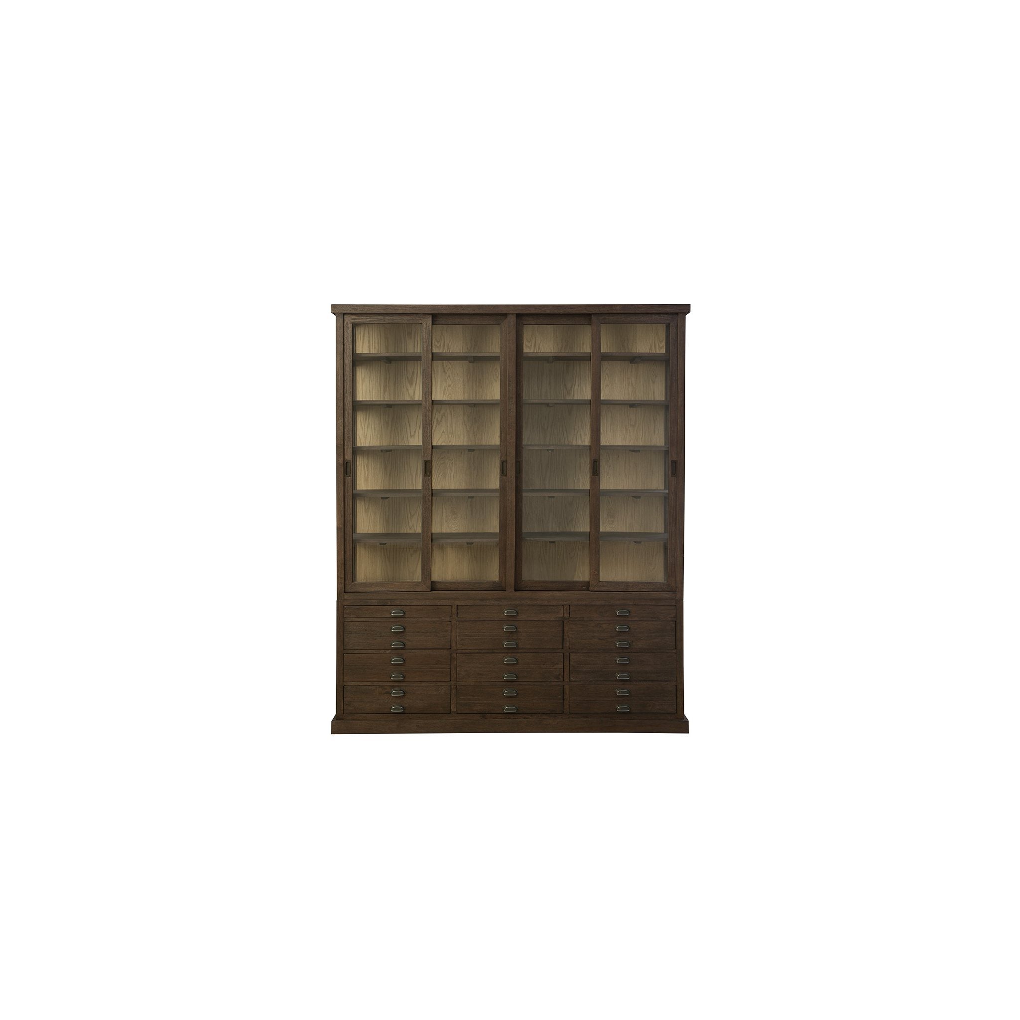 Brown Balmoral Display Cabinet - 75' detail view by Furniture Classics at ZIN Home