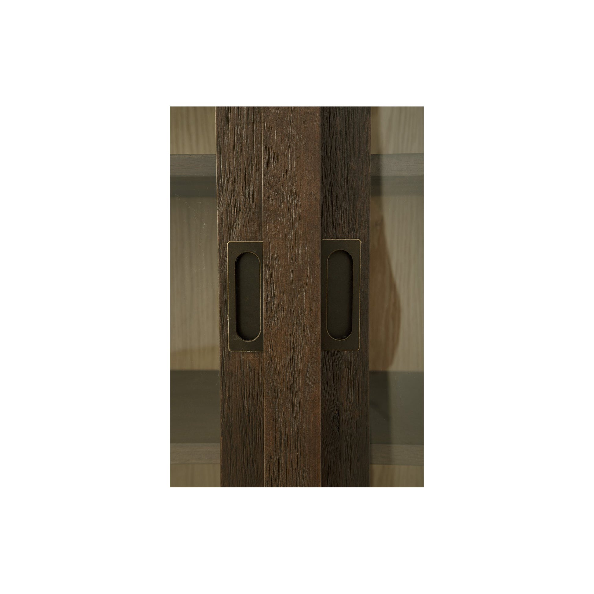 Brown Balmoral Display Cabinet - 75' detail view by Furniture Classics at ZIN Home