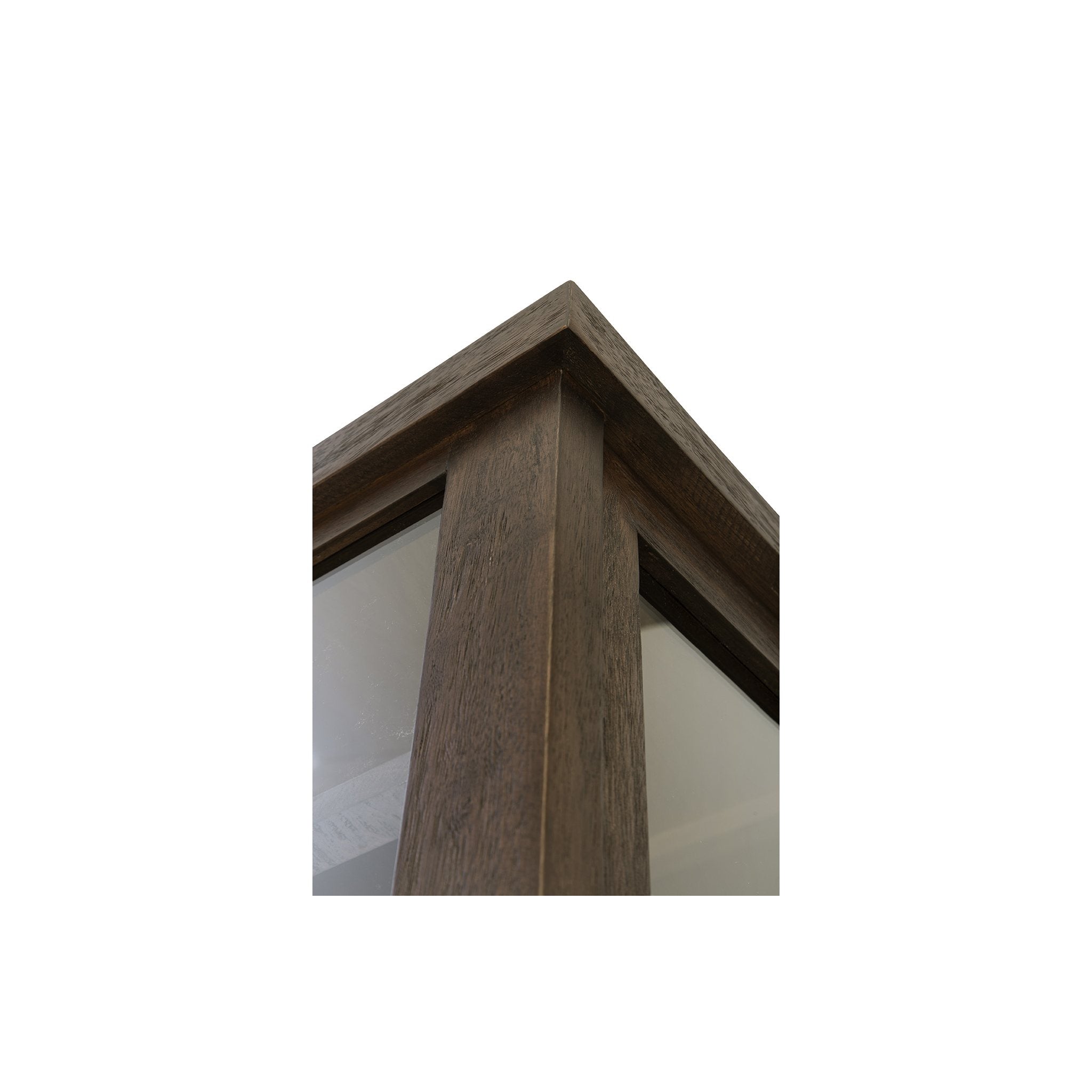 Brown Balmoral Display Cabinet - 75' detail view by Furniture Classics at ZIN Home