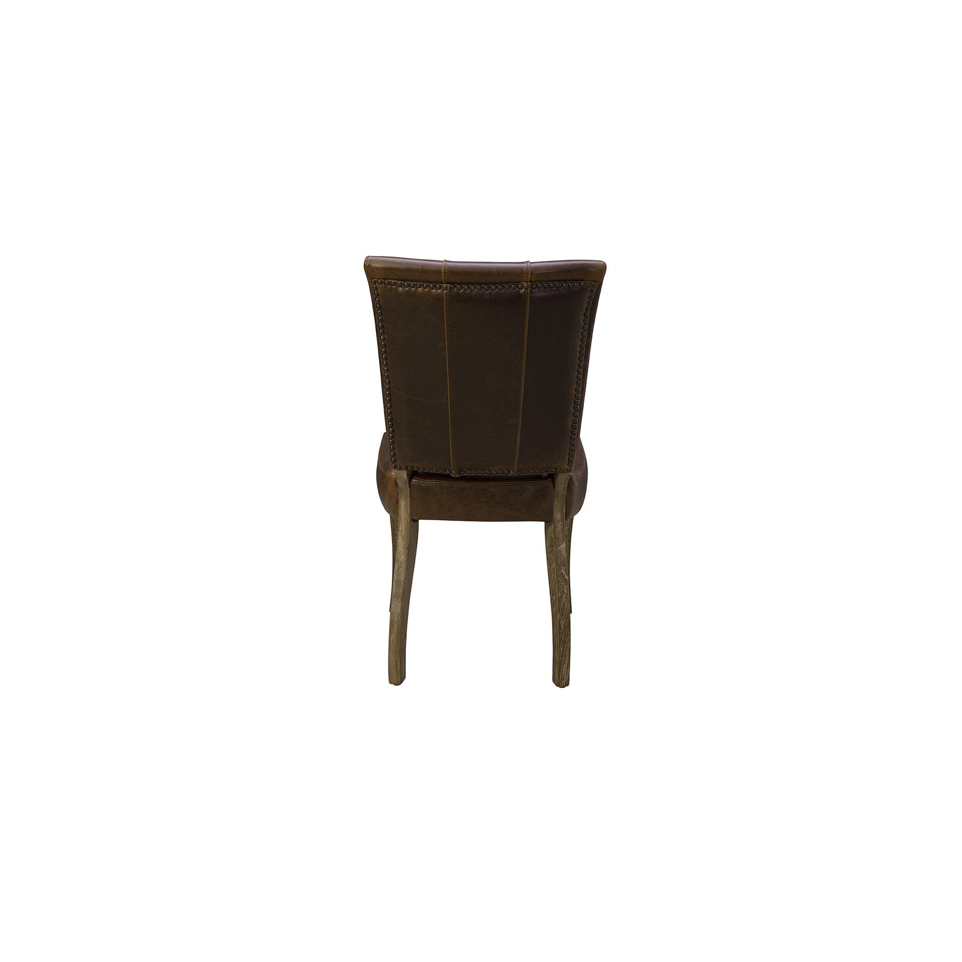 Beale Leather Side Chair - 18.5' detail view by Furniture Classics at ZIN Home