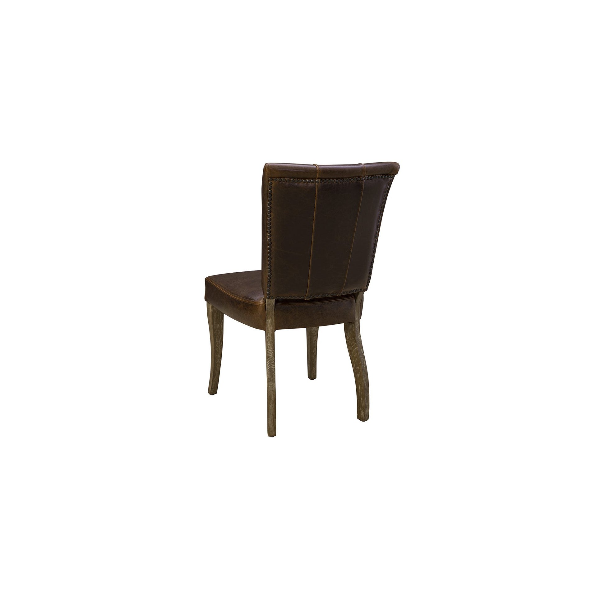 Beale Leather Side Chair - 18.5' detail view by Furniture Classics at ZIN Home
