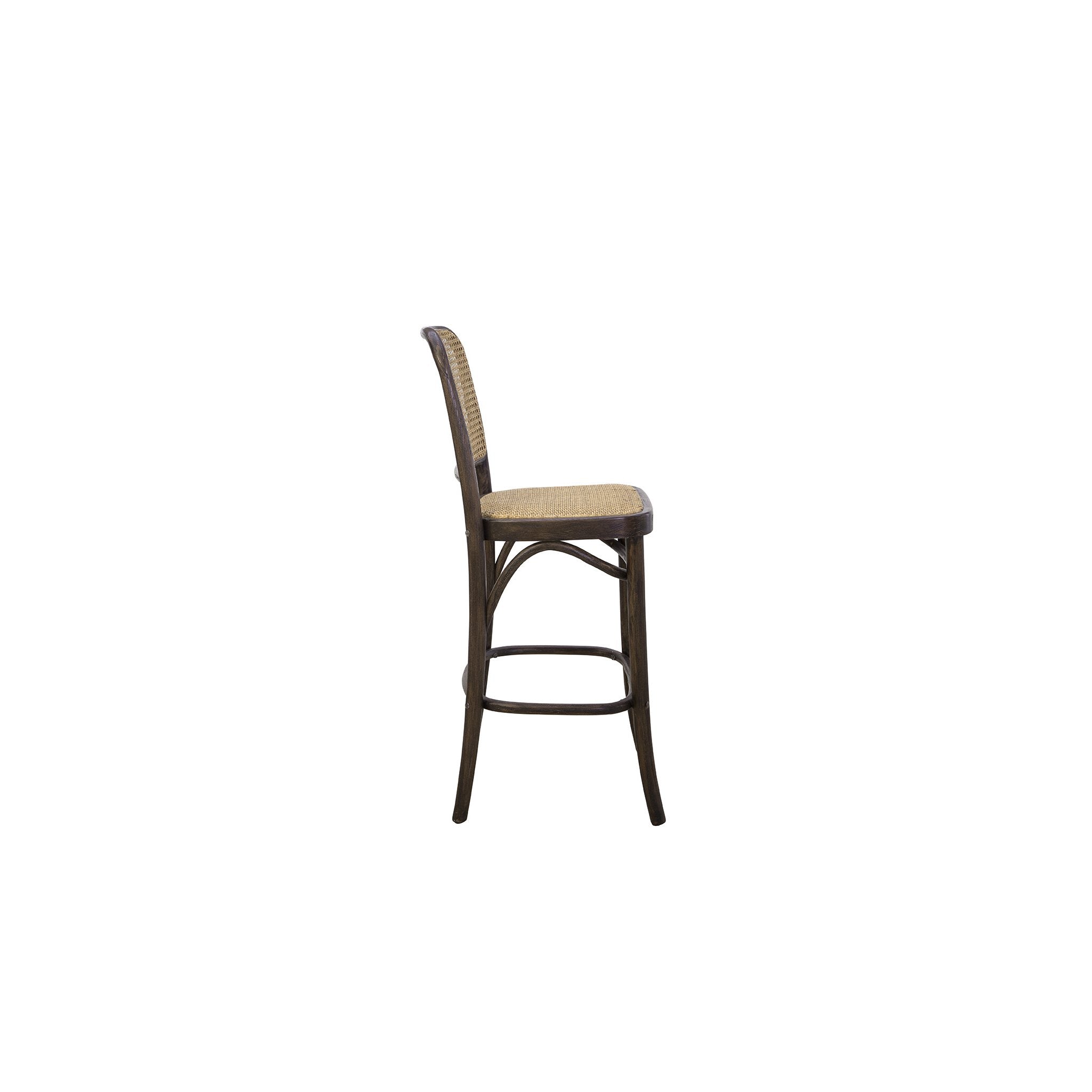Brown Cleveland Counter Stool - 17' detail view by Furniture Classics at ZIN Home