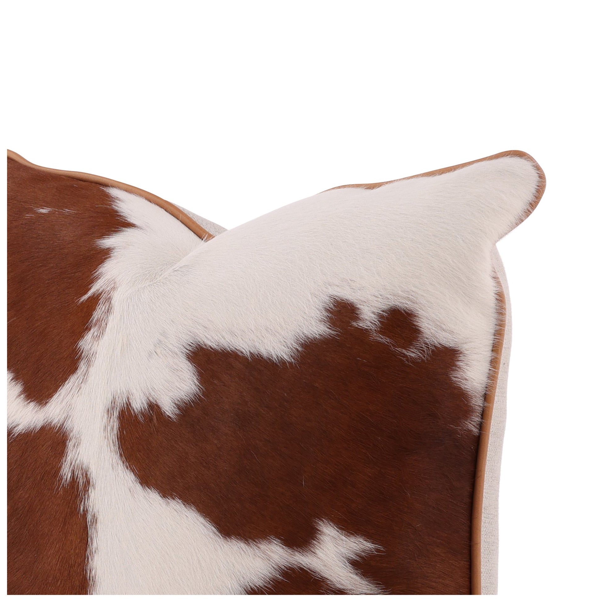 Hair on Hide Accent Pillow detail view by Furniture Classics at ZIN Home