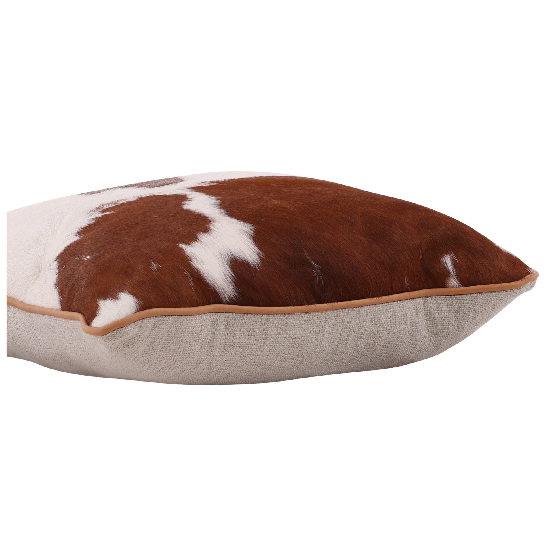 Hair on Hide Accent Pillow detail view by Furniture Classics at ZIN Home