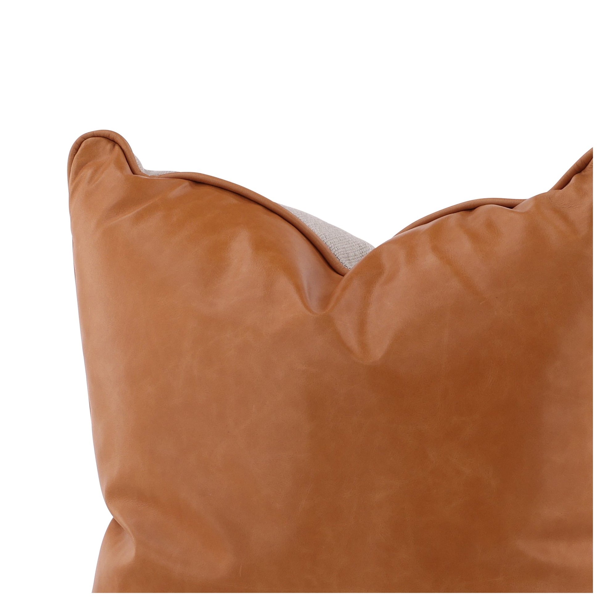 Leather Accent Pillow detail view by Furniture Classics at ZIN Home