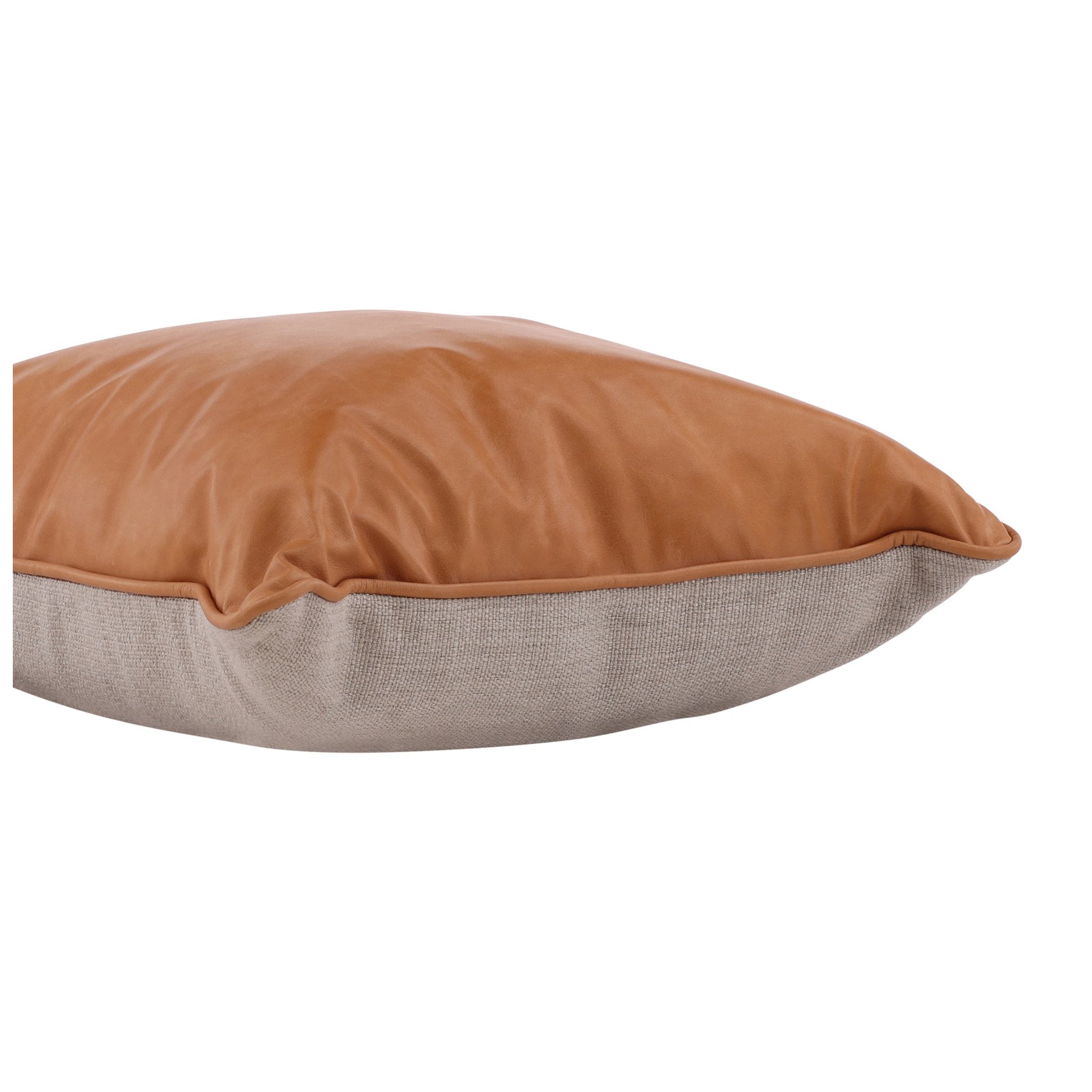 Leather Accent Pillow detail view by Furniture Classics at ZIN Home