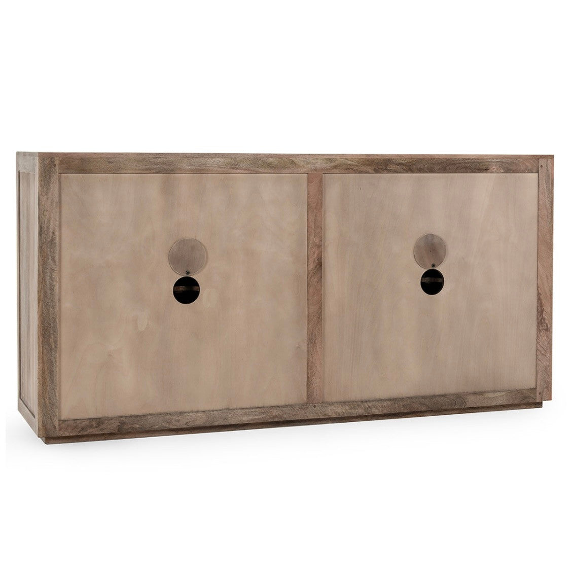 Jensen Mango Wood 4-Door Cabinet 72"