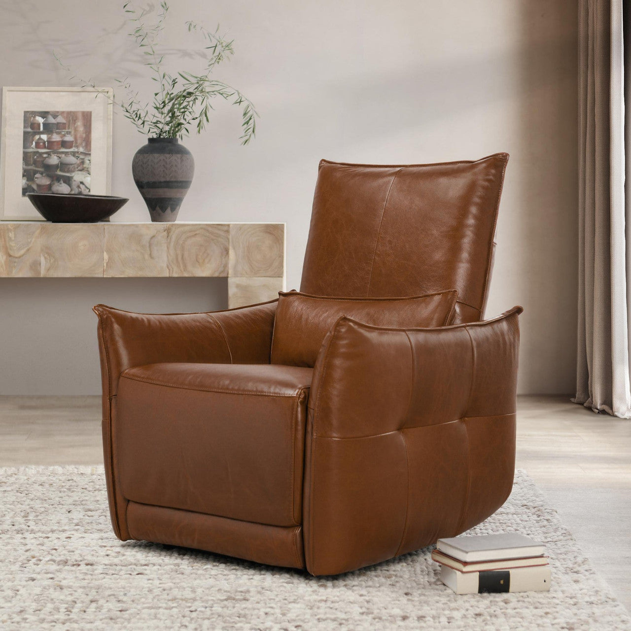 Amsterdam Recliner Armchair Black