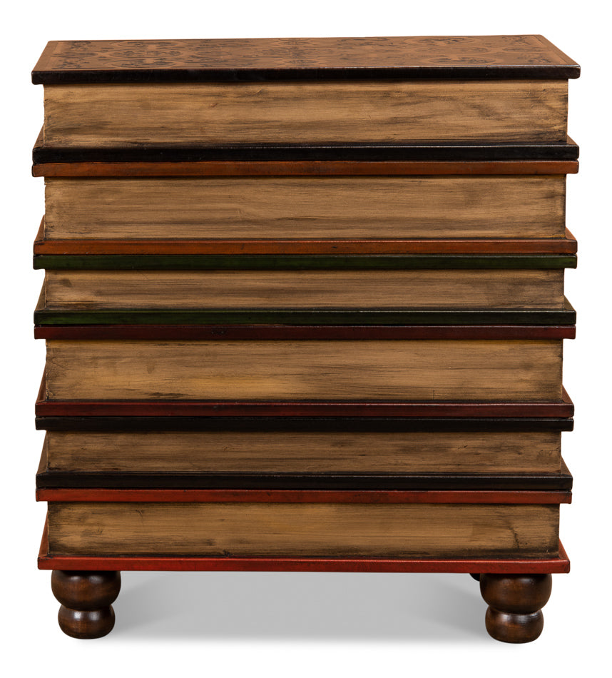 Florentine Books Chairside Chest by Sarreid Ltd - view 8