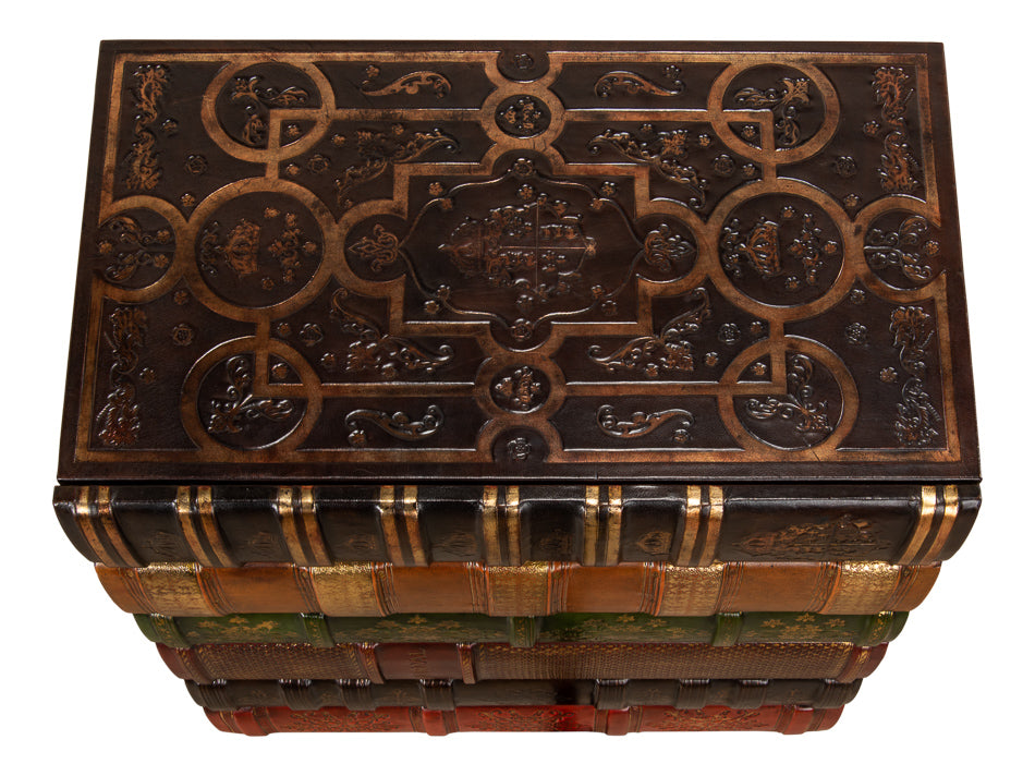 Florentine Books Chairside Chest by Sarreid Ltd - view 5