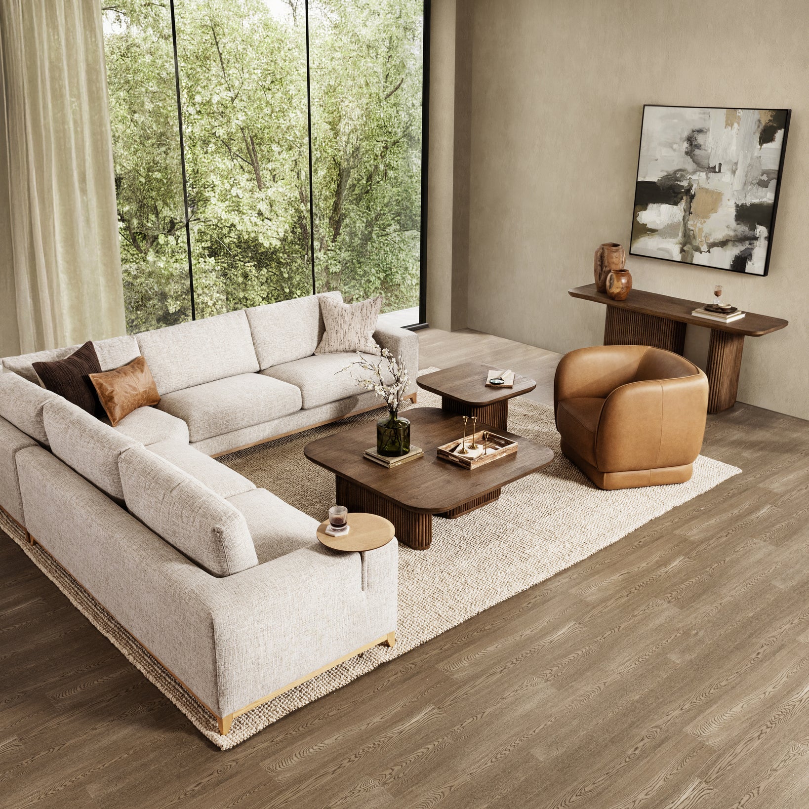 Donovan 3 Piece Sectional - Sand