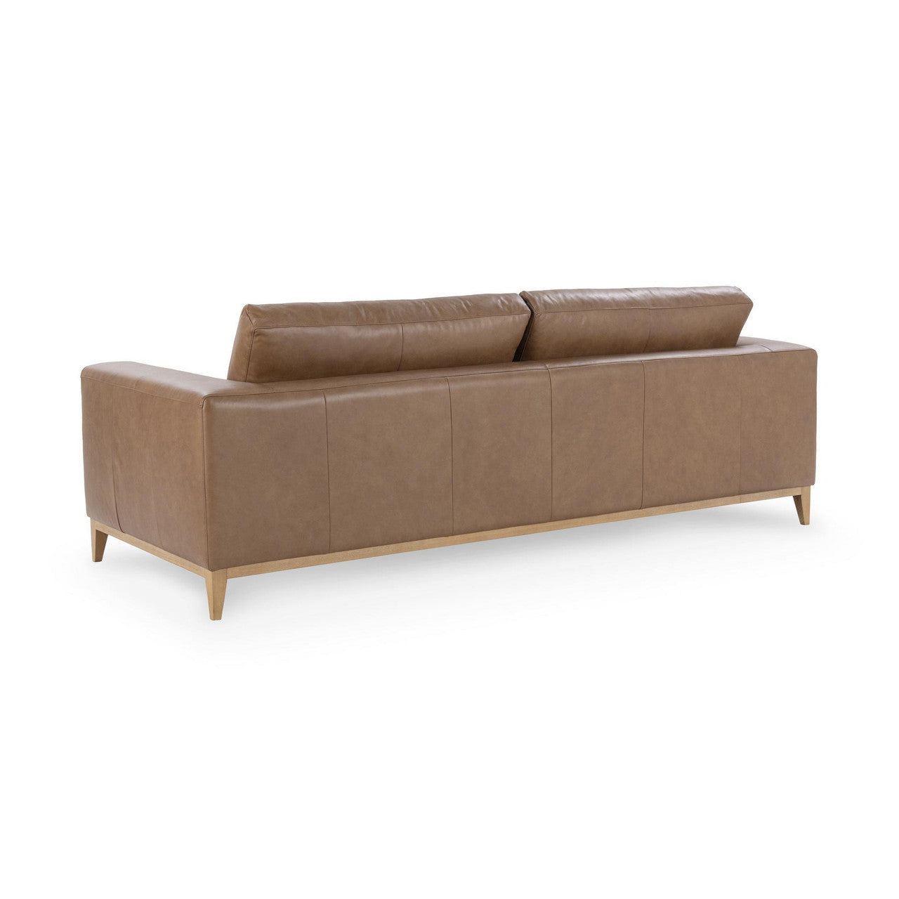 Donovan Tan Leather Sofa