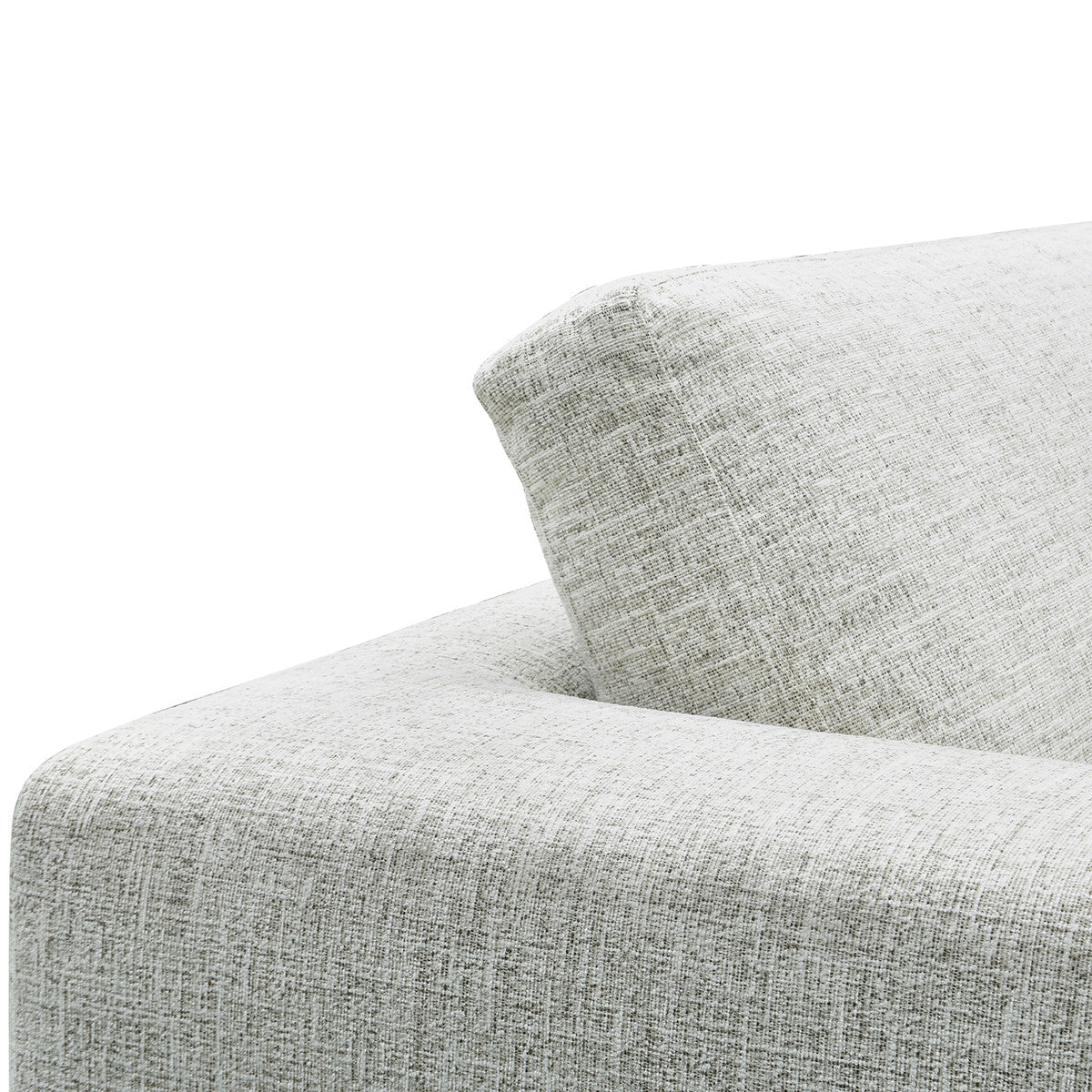 Donovan Sand Upholstered Modern Sofa 94"