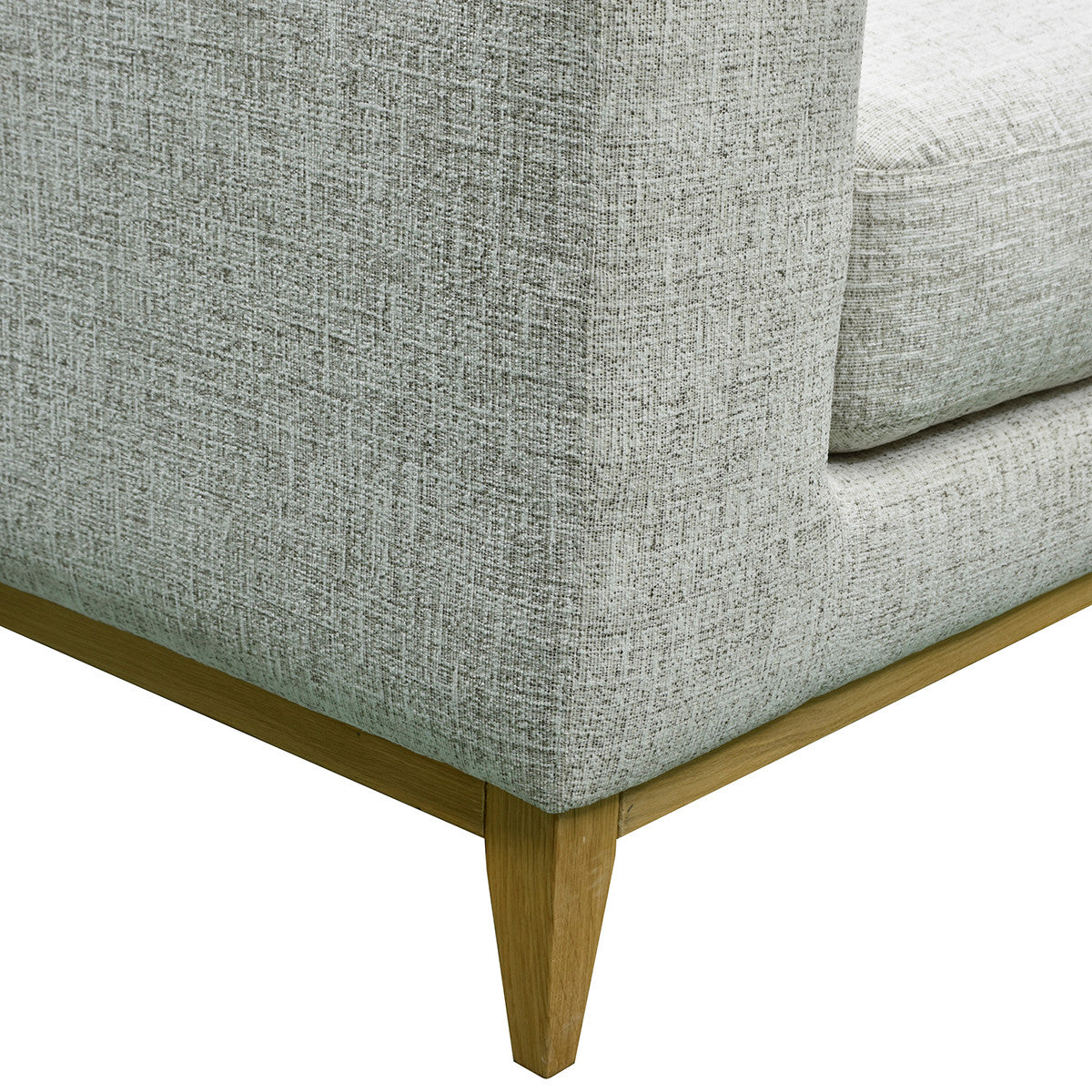 Donovan Sand Upholstered Modern Sofa 94"