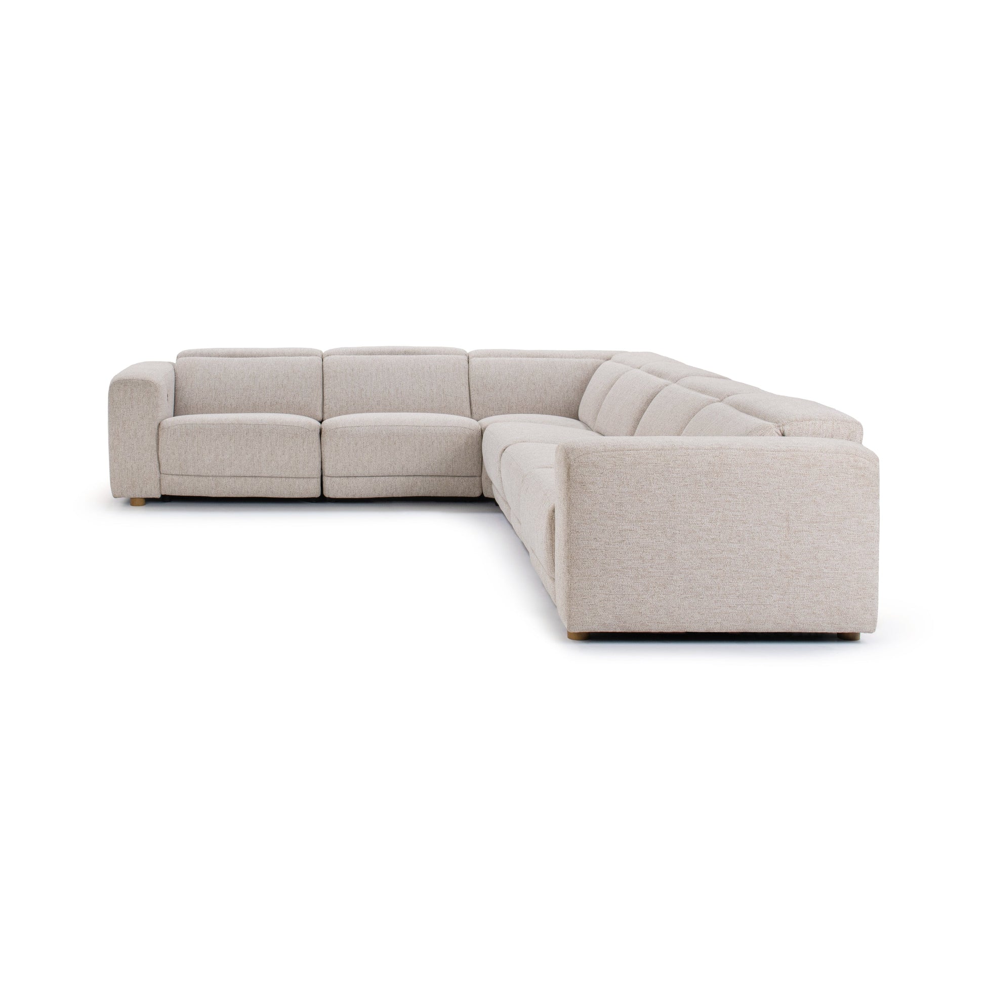 Knoxville 6 Piece Reclining Sectional - Gray