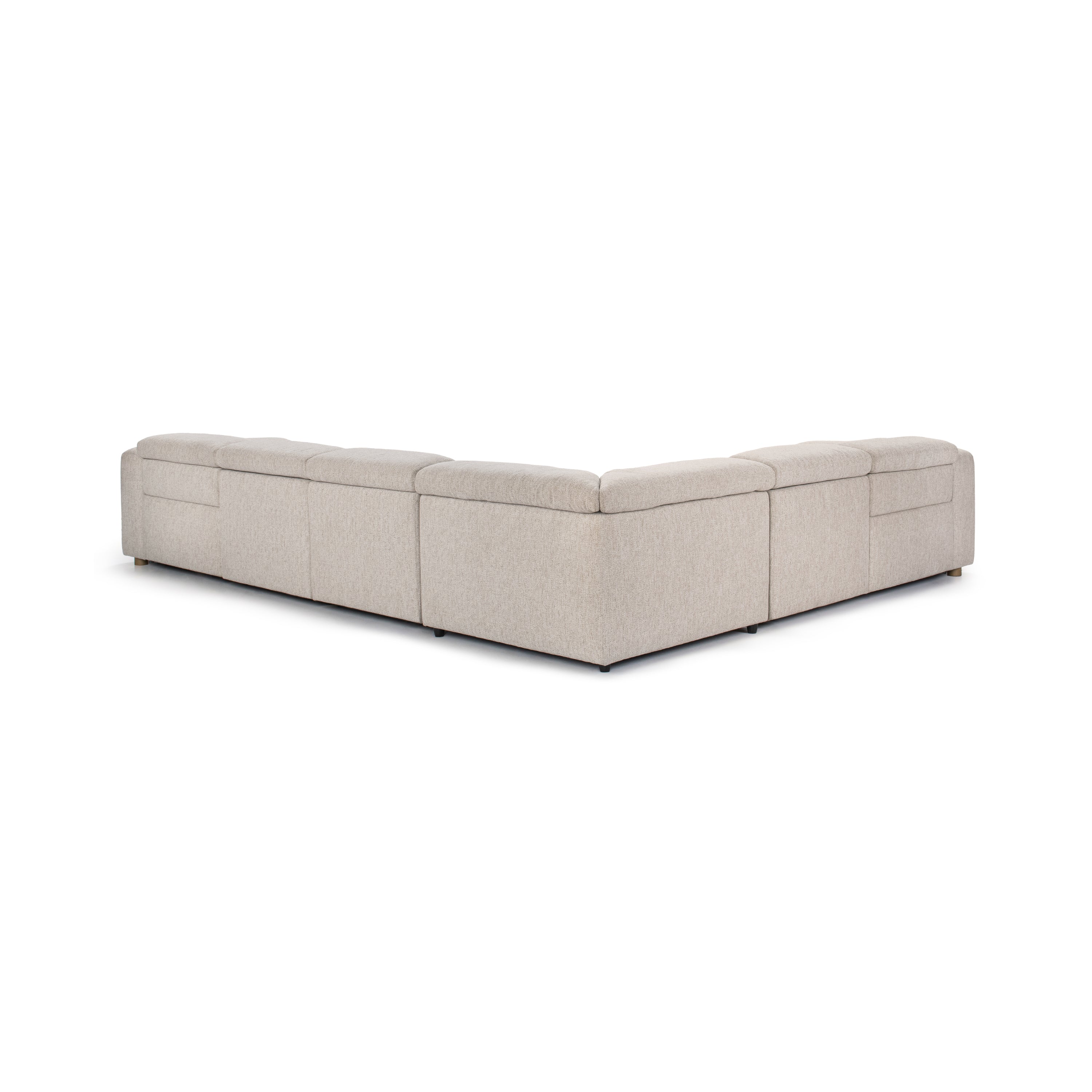 Knoxville 6 Piece Reclining Sectional - Gray