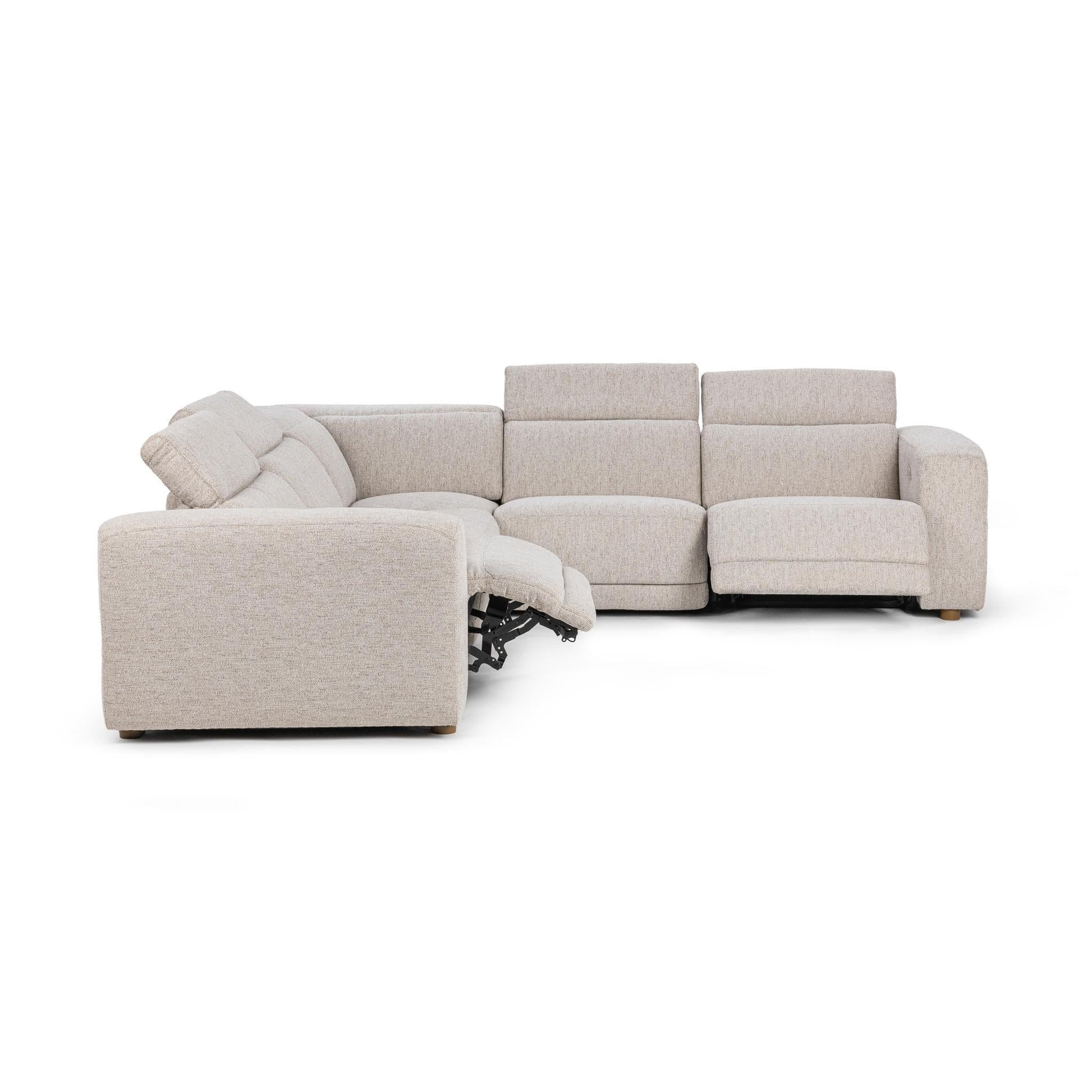 Knoxville 5pc Power Recliner Sectional - Gray