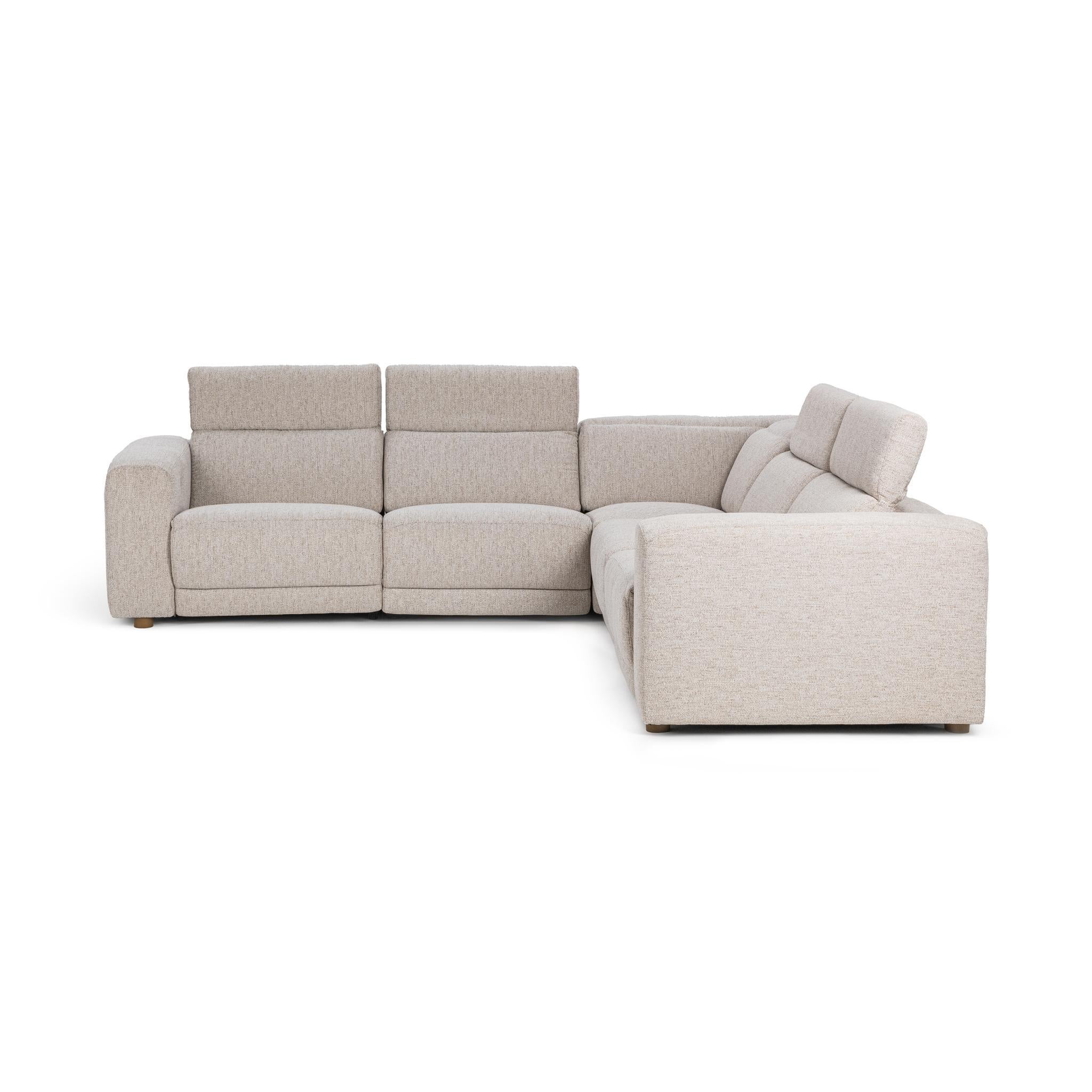Knoxville 5pc Power Recliner Sectional - Gray
