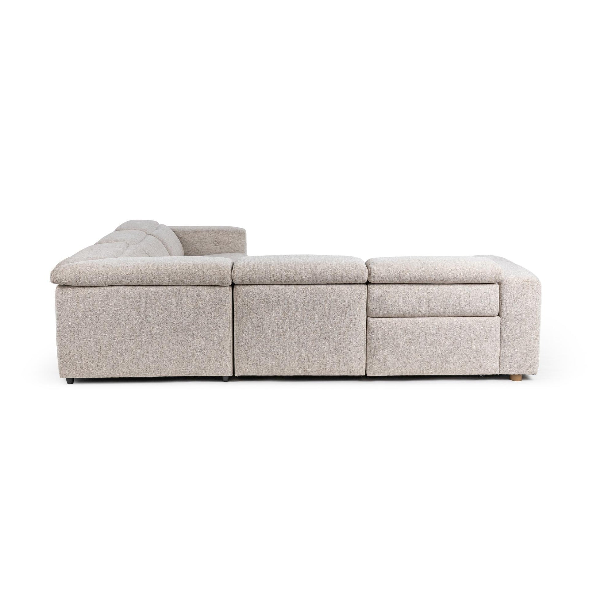 Knoxville 5pc Power Recliner Sectional - Gray