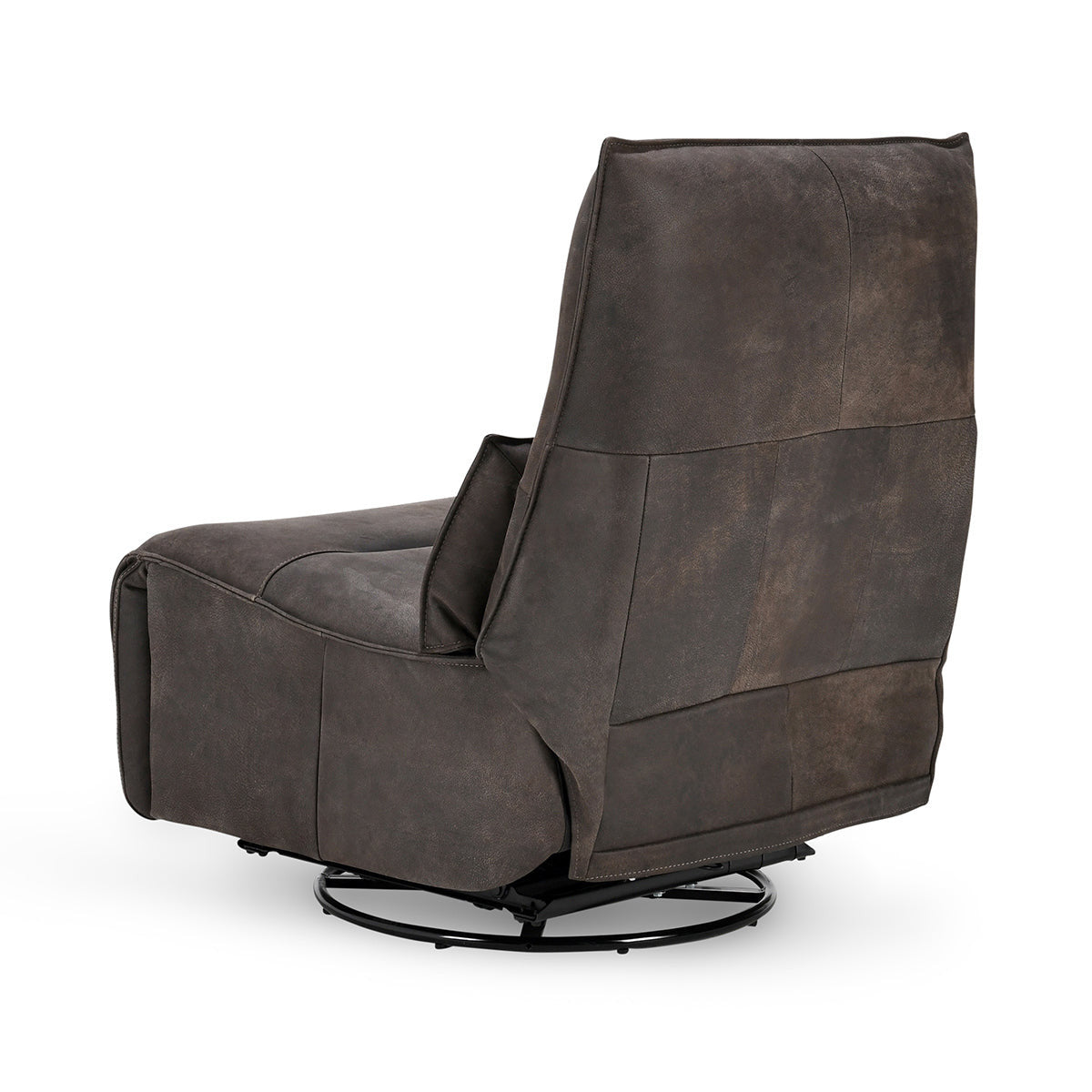 Paige Leather Swivel Power Recliner
