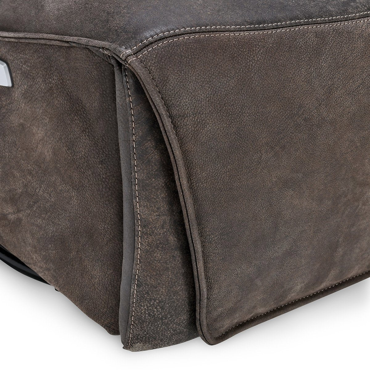 Paige Swivel Power Recliner - Rustic Brown