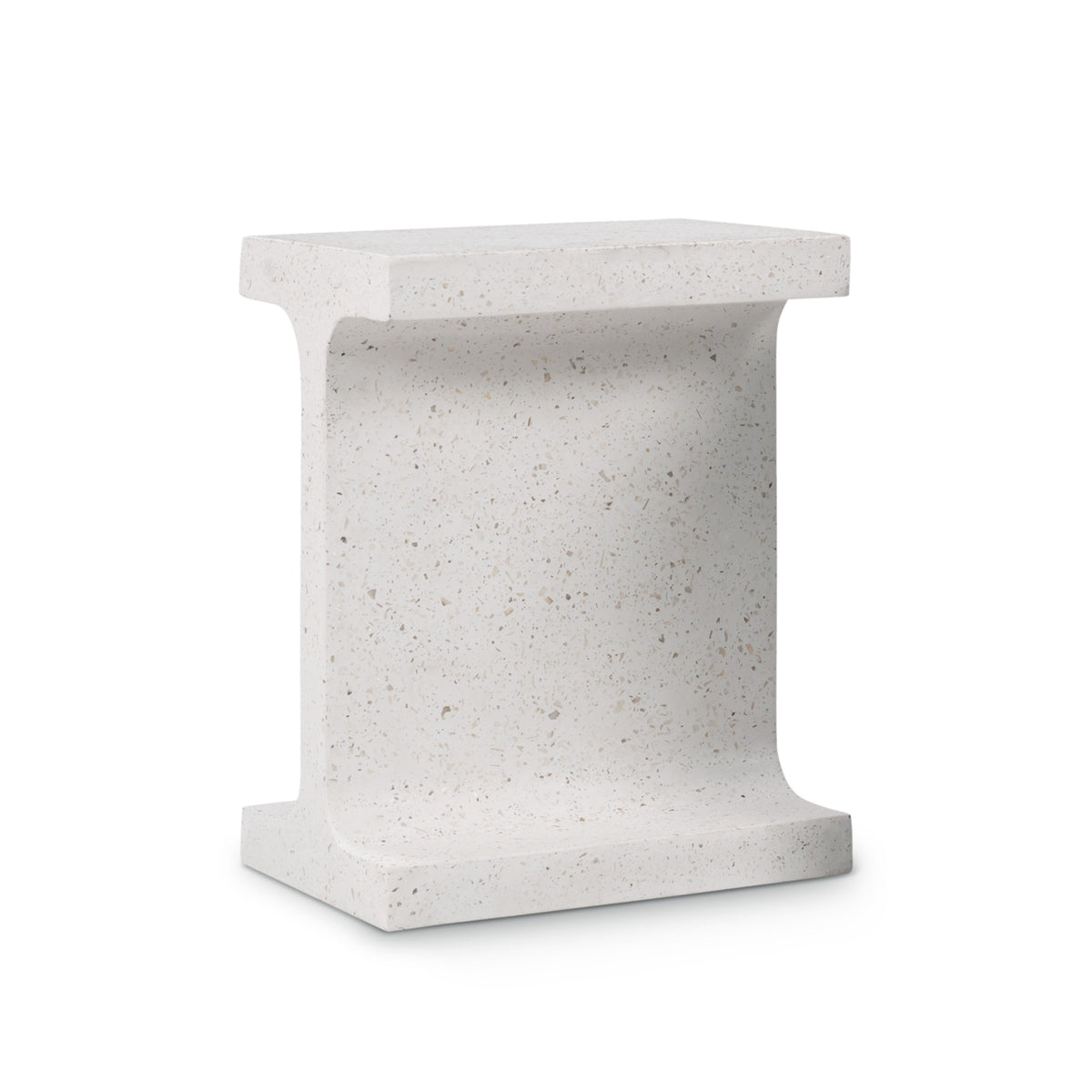 Justin End Table Ivory Terrazzo by Urbia - product view
