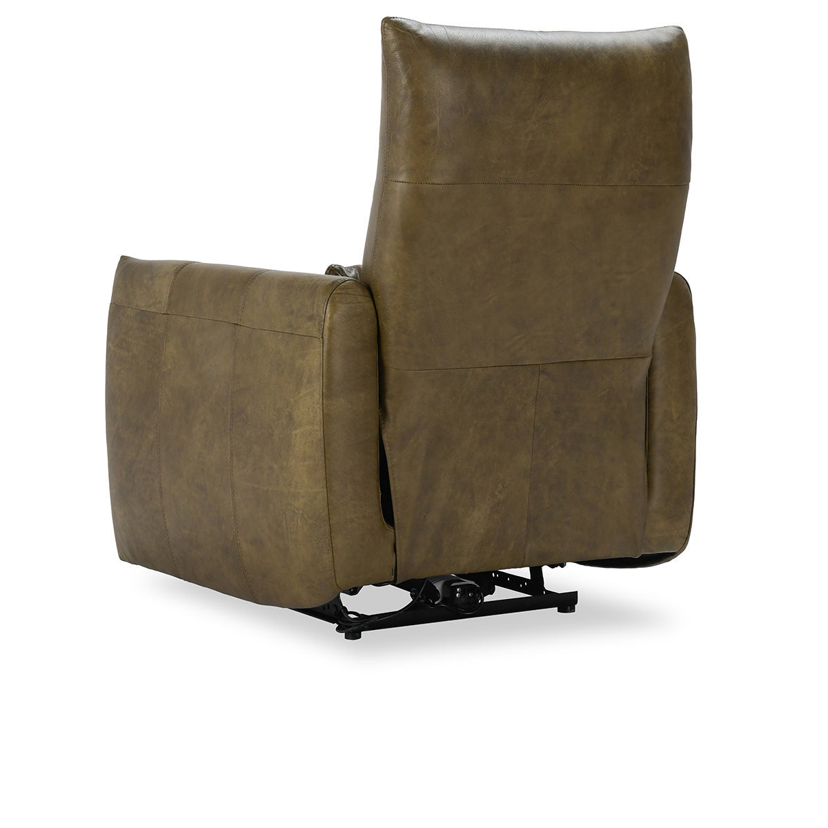 Thaya Leather Power Recliner - Earth Brown