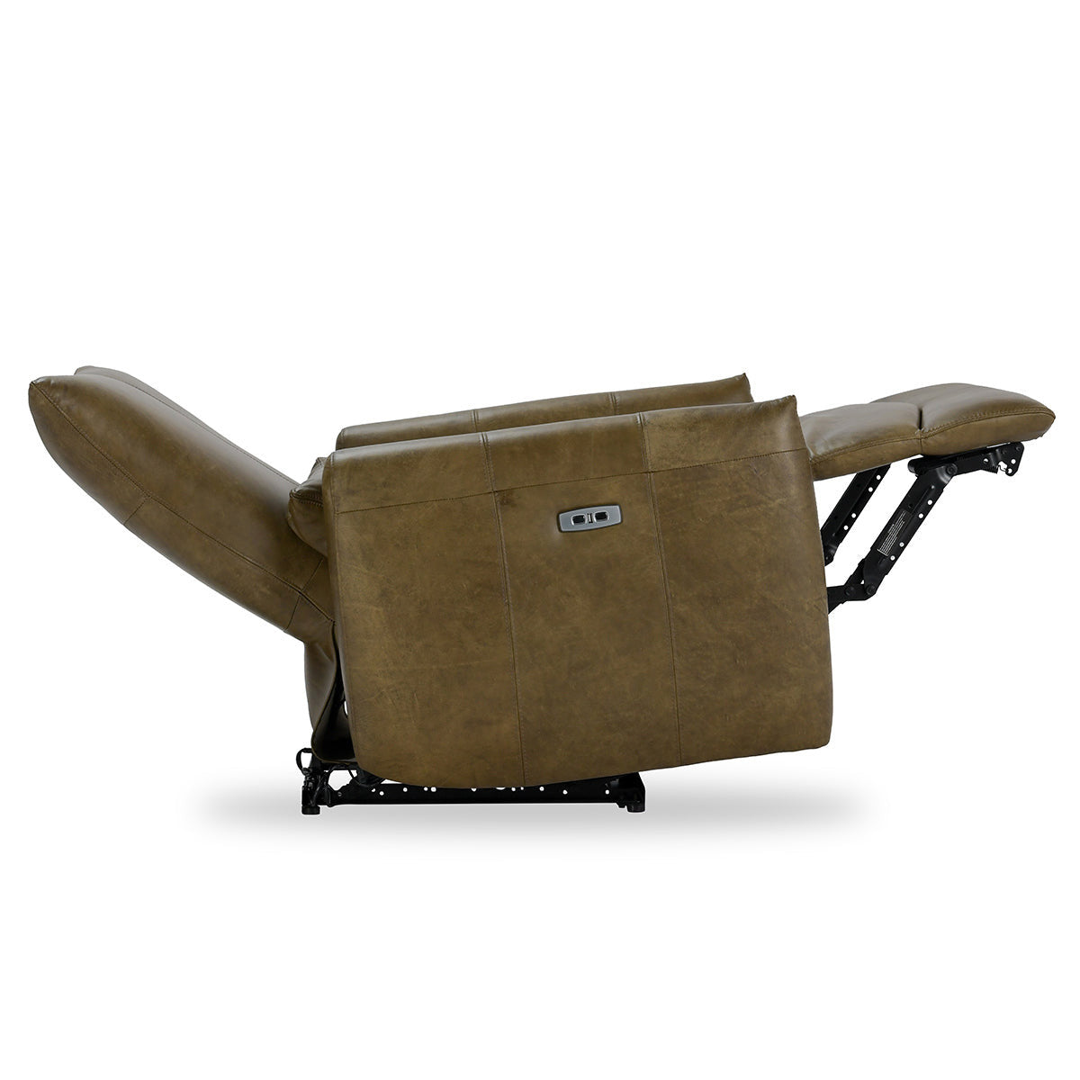 Thaya Leather Power Recliner - Earth Brown