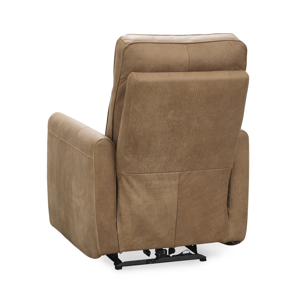 Vivica Leather Power Recliner - Toffee