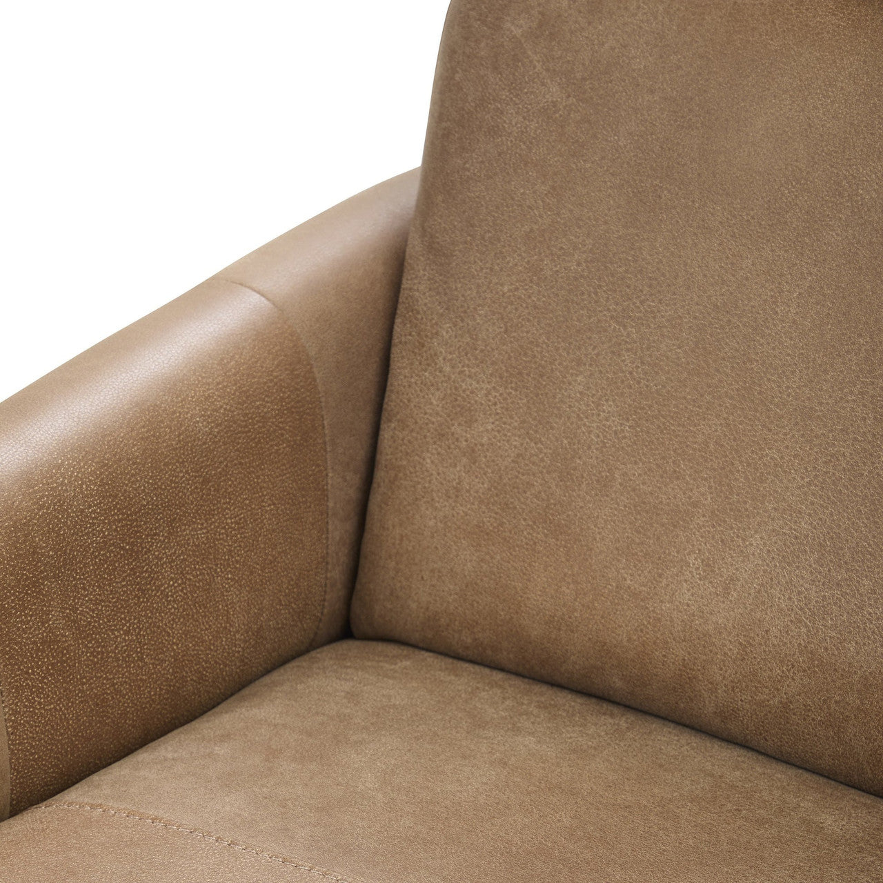 Vivica Leather Power Recliner - Toffee