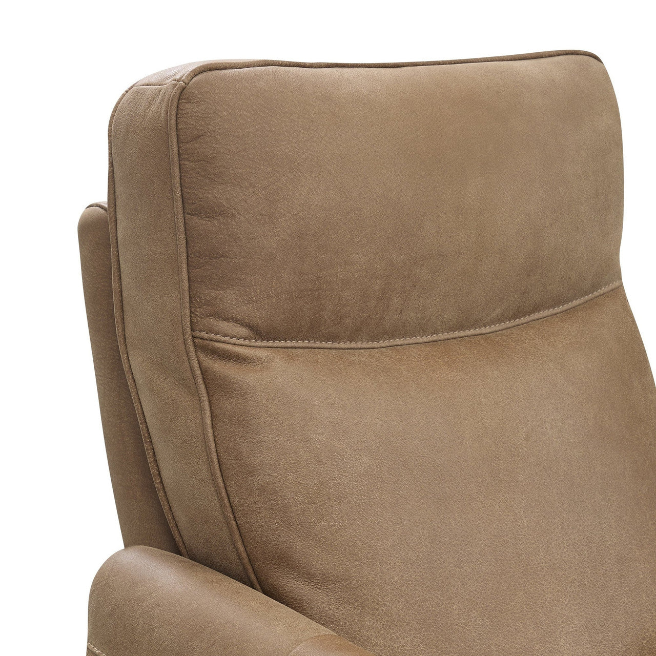 Vivica Leather Power Recliner - Toffee