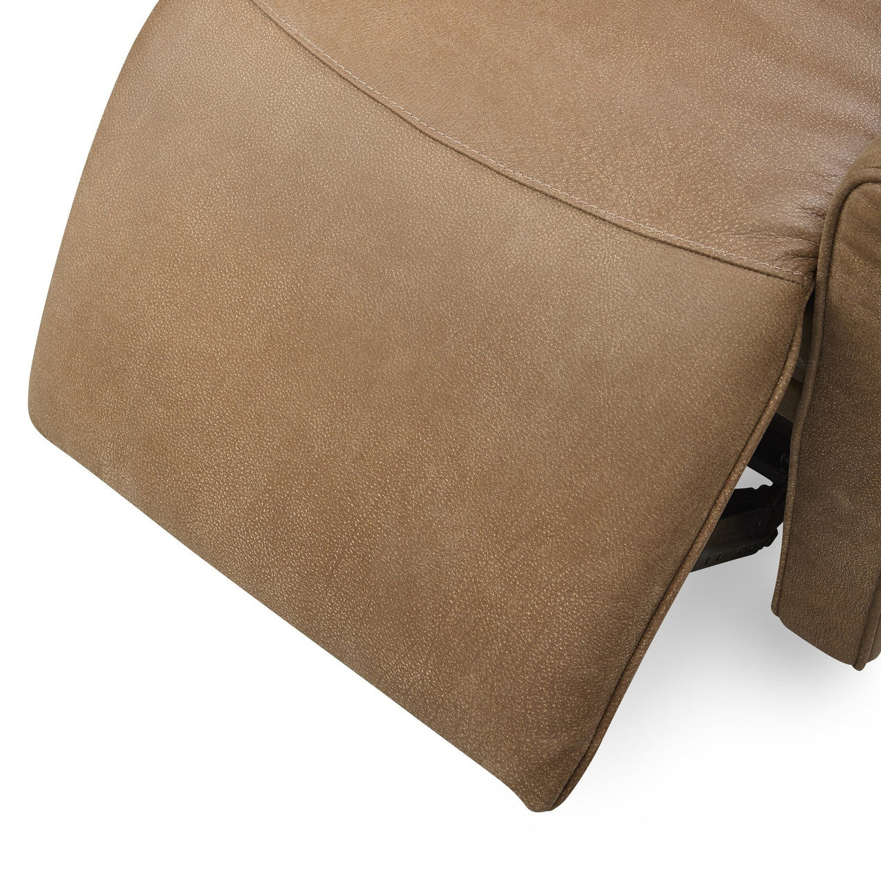 Vivica Leather Power Recliner - Toffee