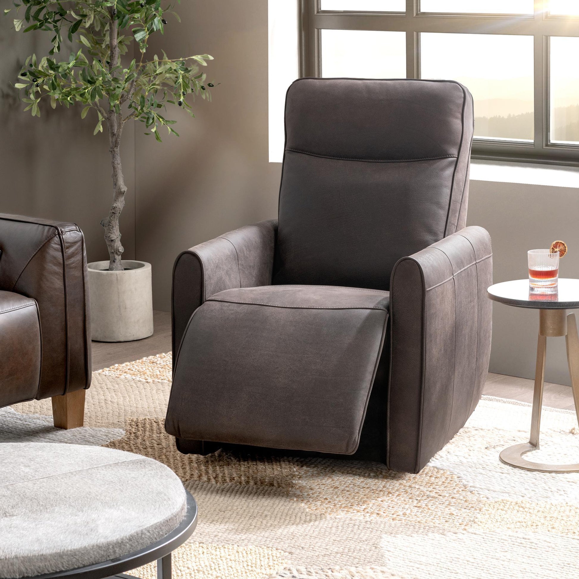 Vivica Power Recliner - Toffee