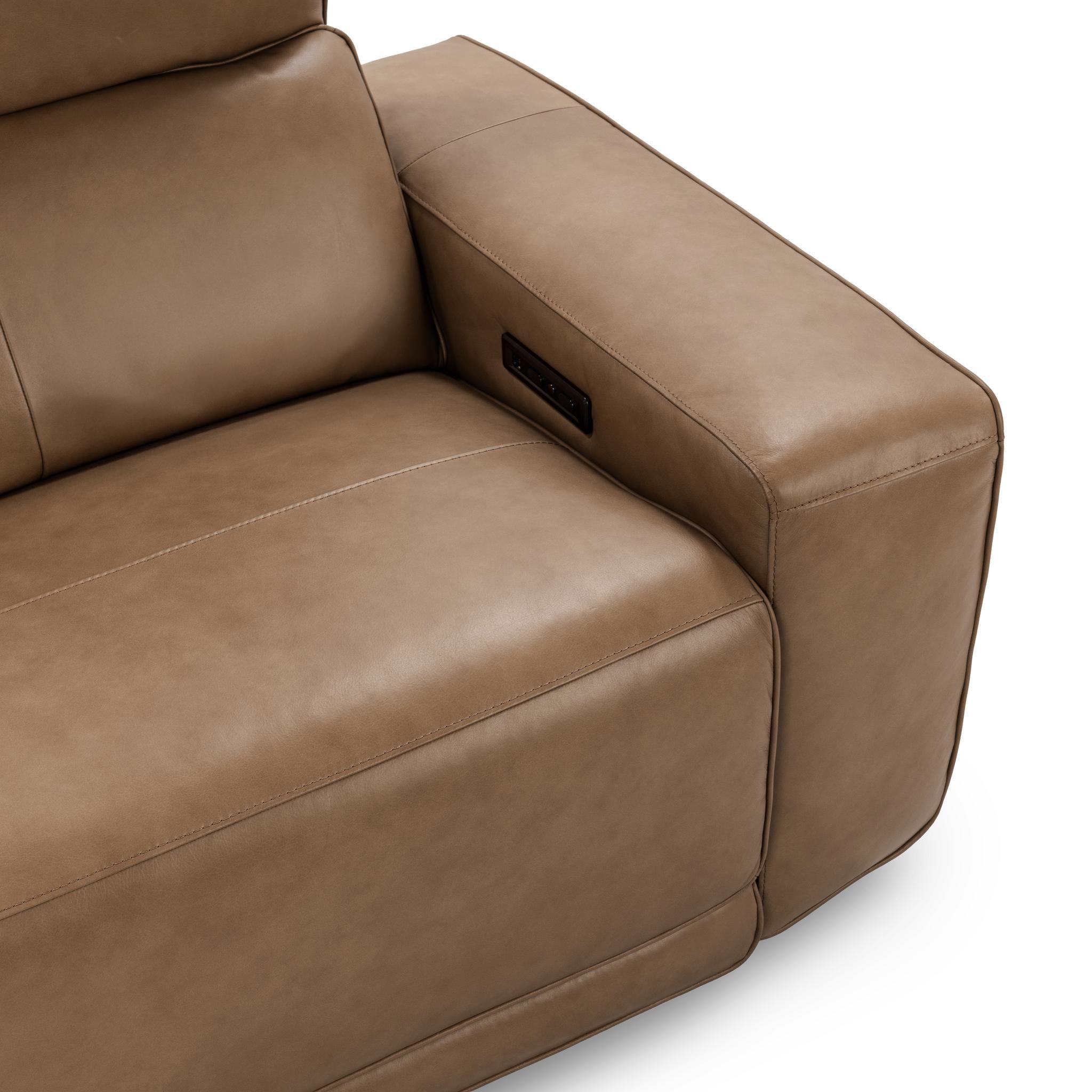 Kadon Reclining Sofa - Tan