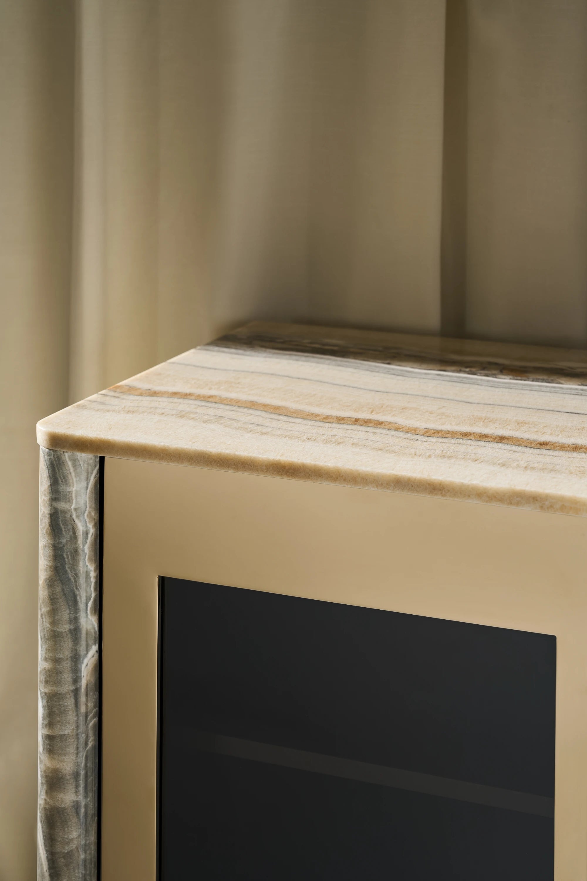 Sojourn Whisper of Gold Sideboard 78.50" by Caracole - view 4