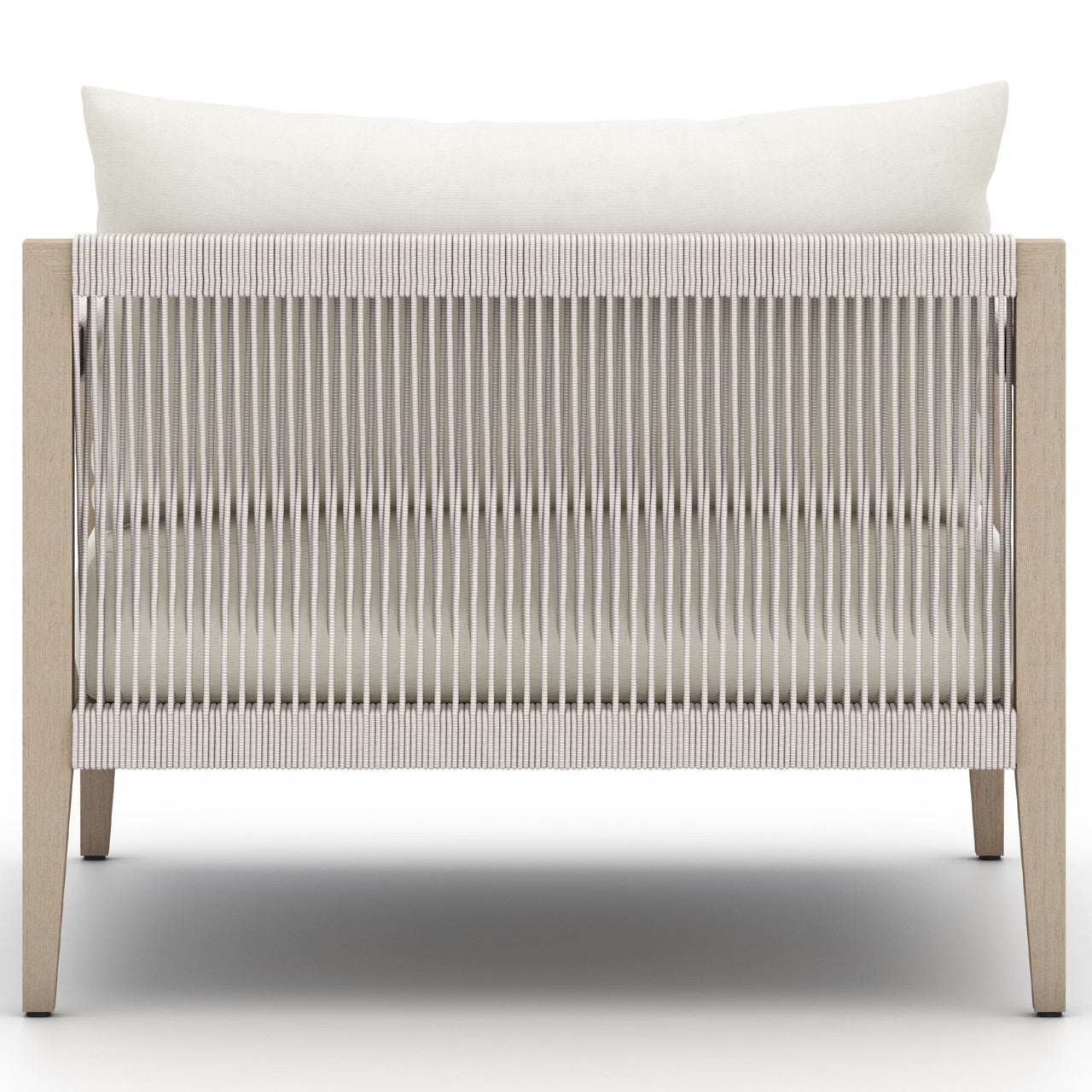 Sherwood Natural Teak Natural Ivory Outdoor Club Chair